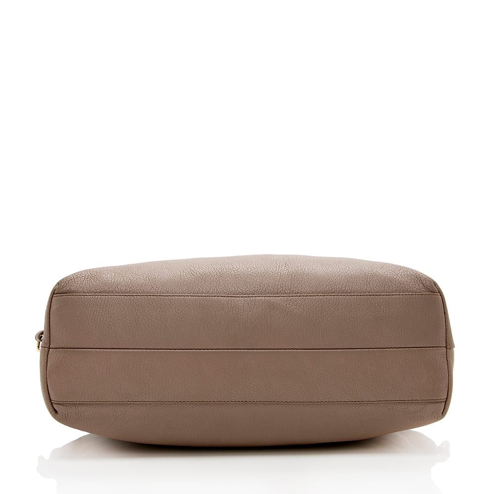 Salvatore Ferragamo Leather Mika Convertible Tote (SHF-14156)