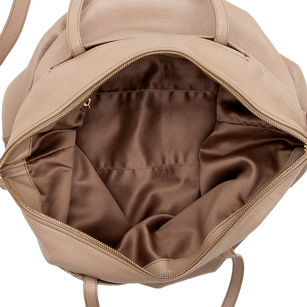 Salvatore Ferragamo Leather Mika Convertible Tote (SHF-14156)