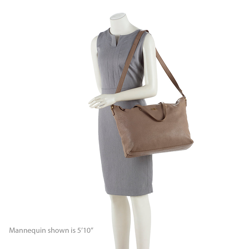 Salvatore Ferragamo Leather Mika Convertible Tote (SHF-14156)