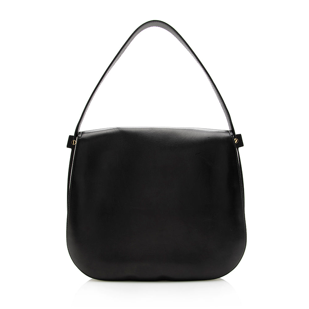 Salvatore Ferragamo Leather Neva Shoulder Bag - FINAL SALE (SHF-16638)
