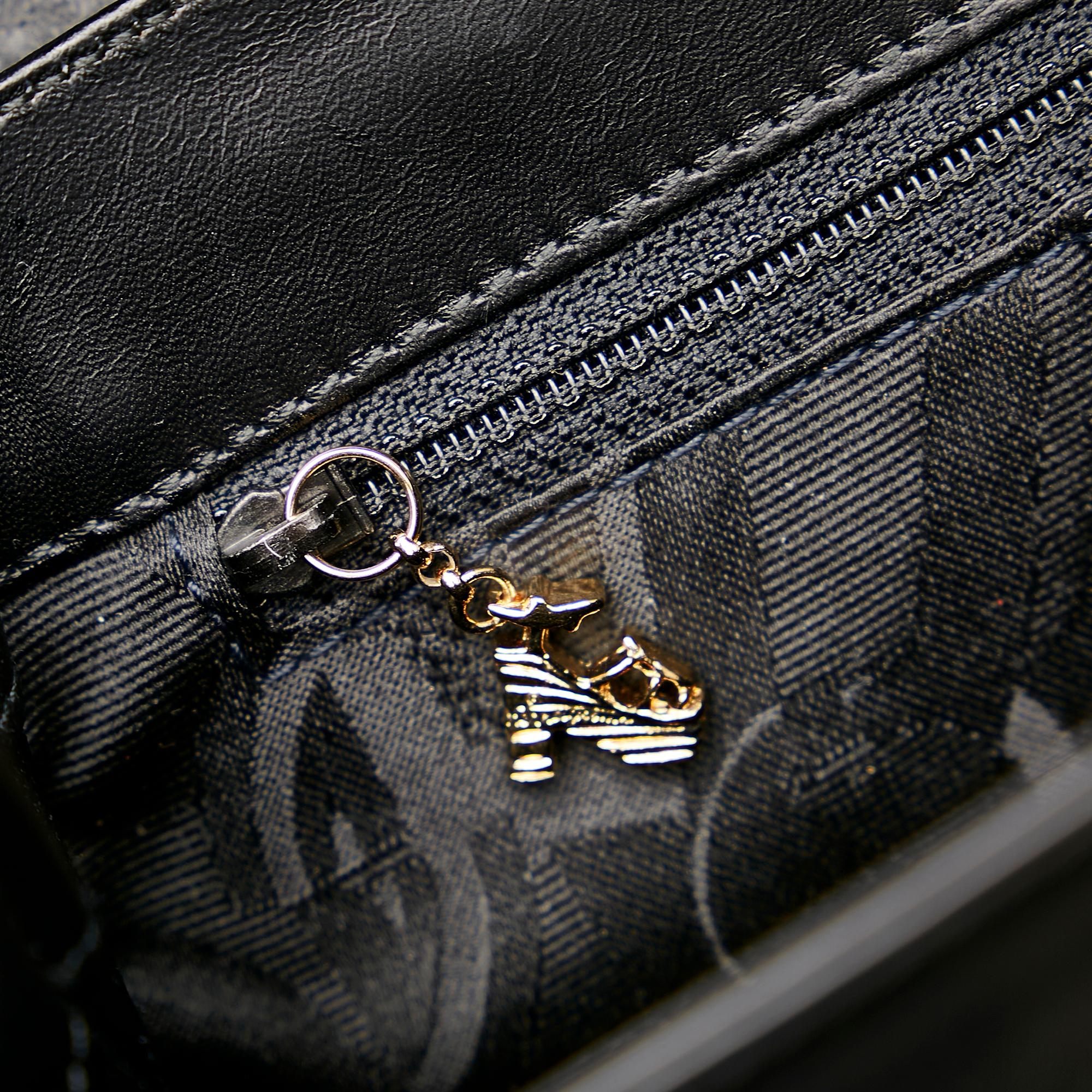 Salvatore Ferragamo Leather Satchel (SHG-28469)