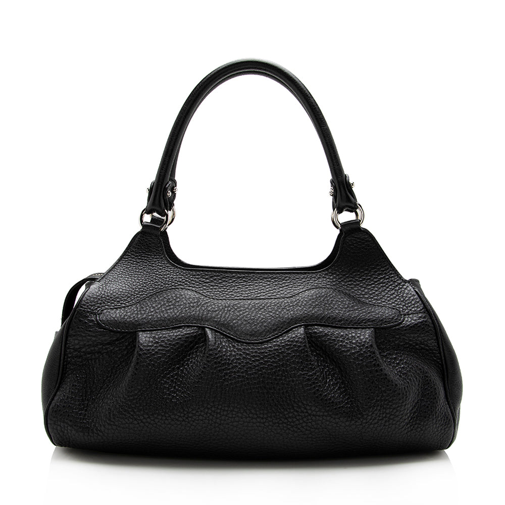 Salvatore Ferragamo Leather Shoulder Bag - FINAL SALE (SHF-15398)
