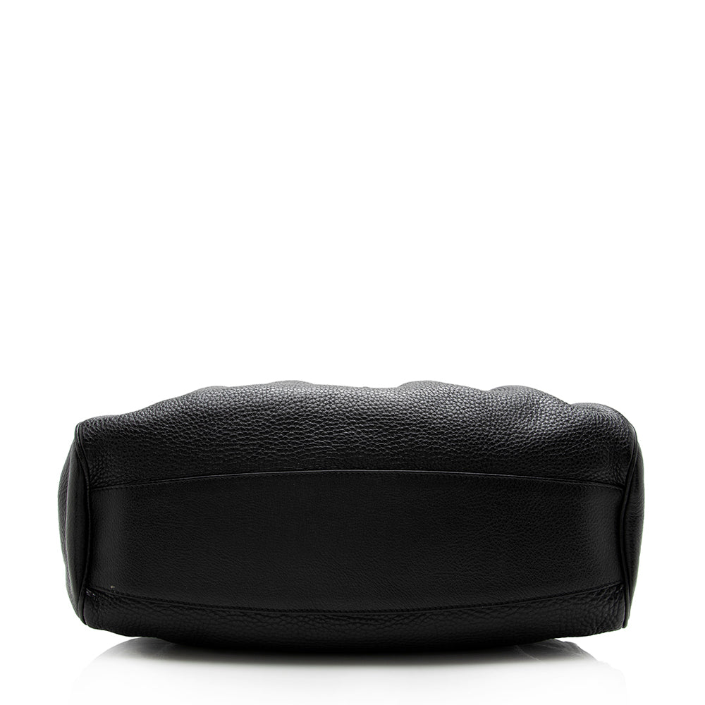 Salvatore Ferragamo Leather Shoulder Bag - FINAL SALE (SHF-15398)