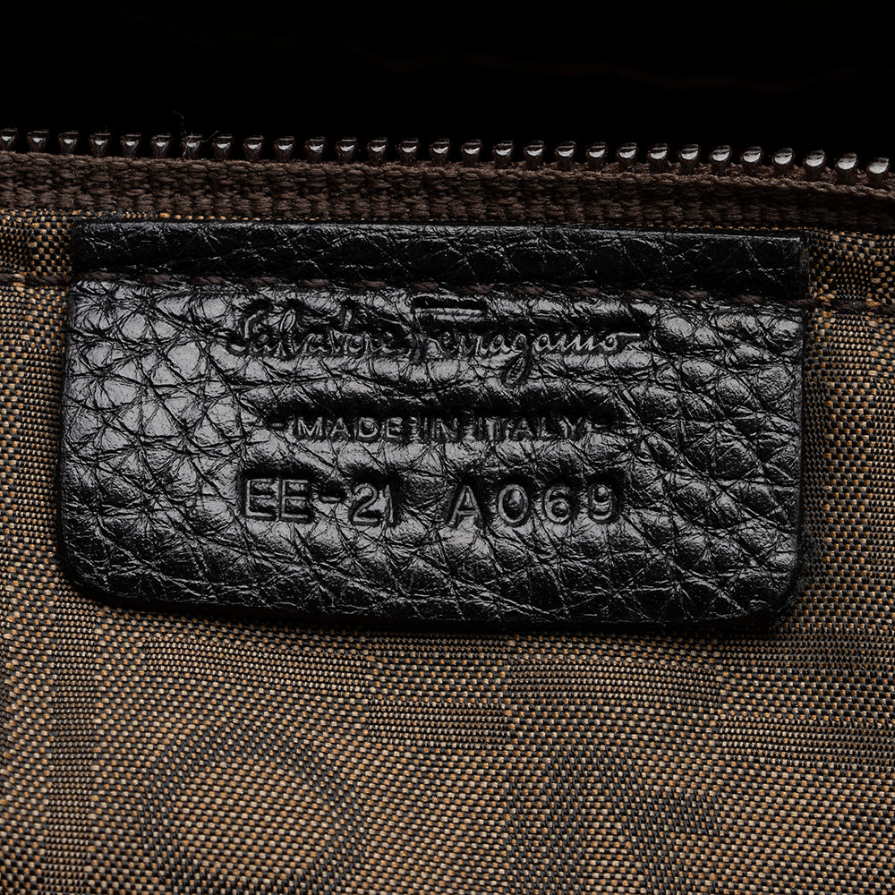 Salvatore Ferragamo Leather Shoulder Bag - FINAL SALE (SHF-15398)