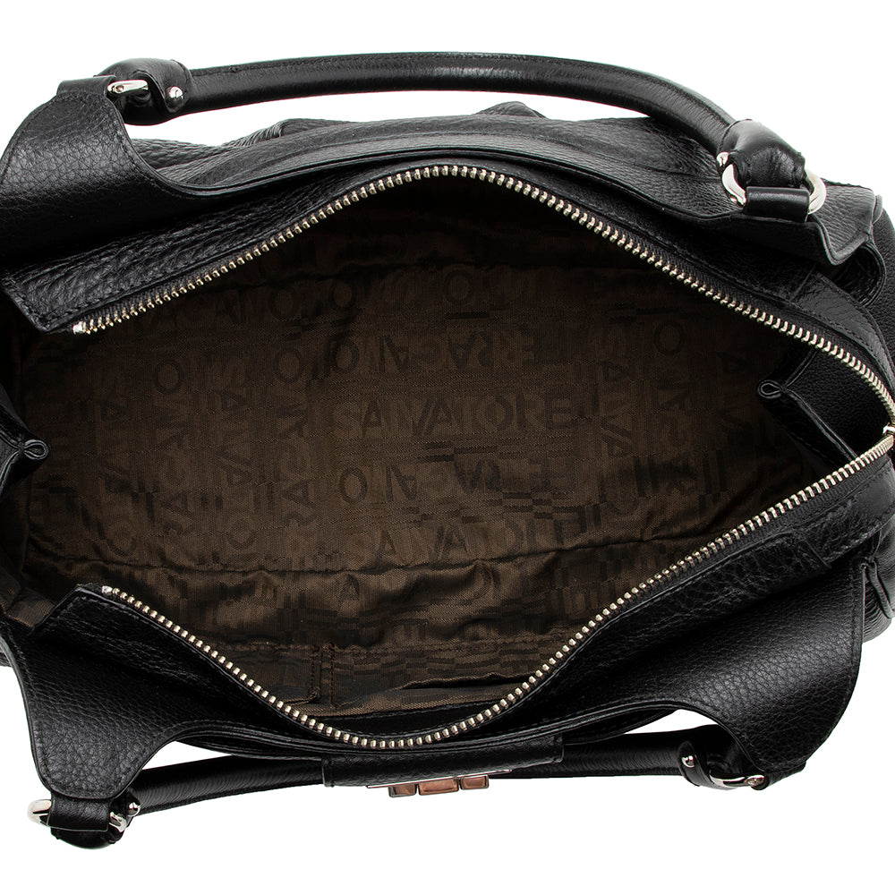 Salvatore Ferragamo Leather Shoulder Bag - FINAL SALE (SHF-15398)