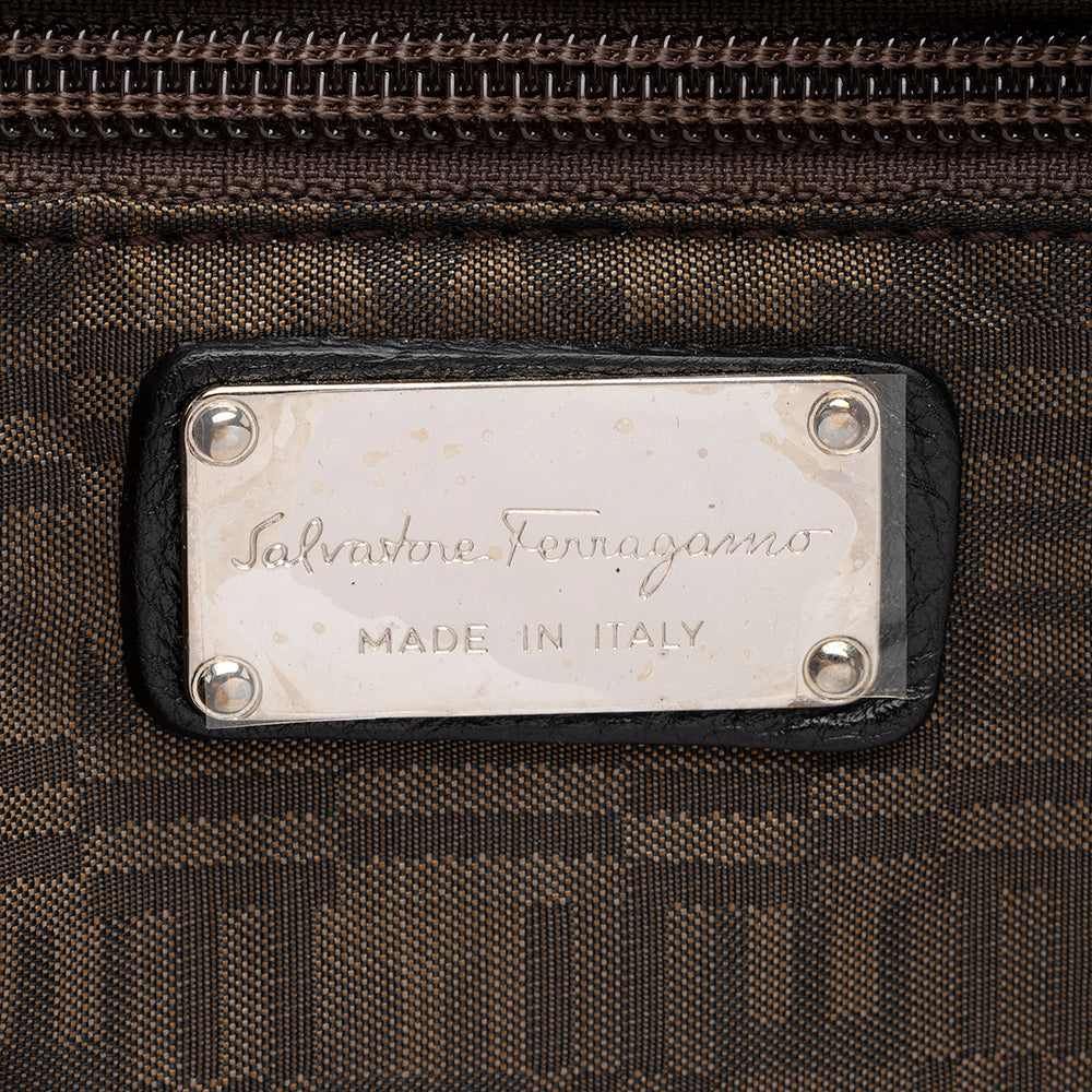 Salvatore Ferragamo Leather Shoulder Bag - FINAL SALE (SHF-15398)