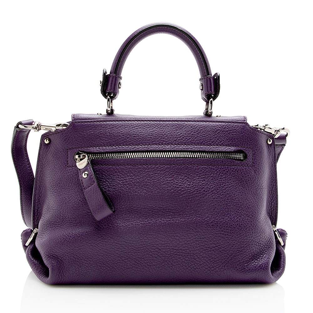 Salvatore Ferragamo Leather Sofia Small Satchel (SHF-14552)