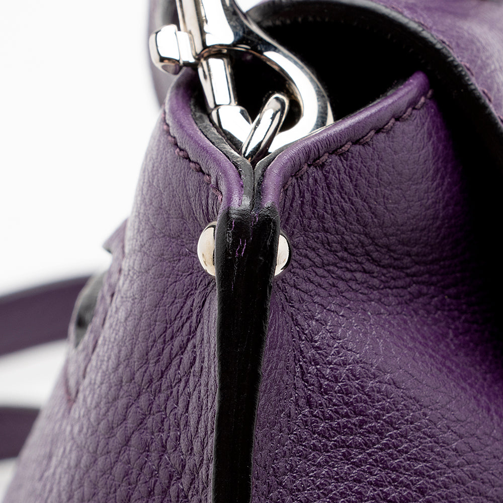 Salvatore Ferragamo Leather Sofia Small Satchel (SHF-14552)