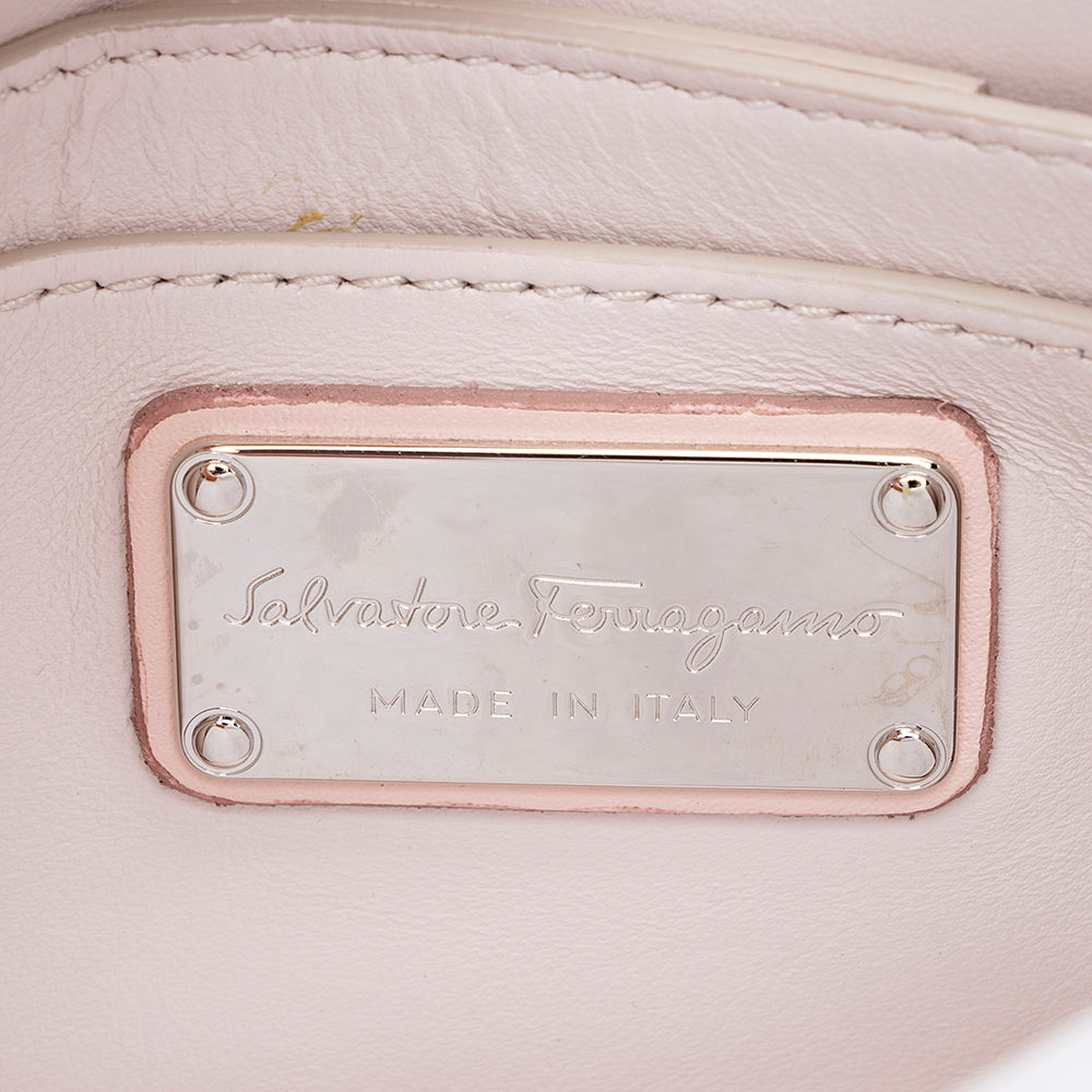 Salvatore Ferragamo Leather Vara Mini Crossbody Bag - FINAL SALE (SHF-16105)