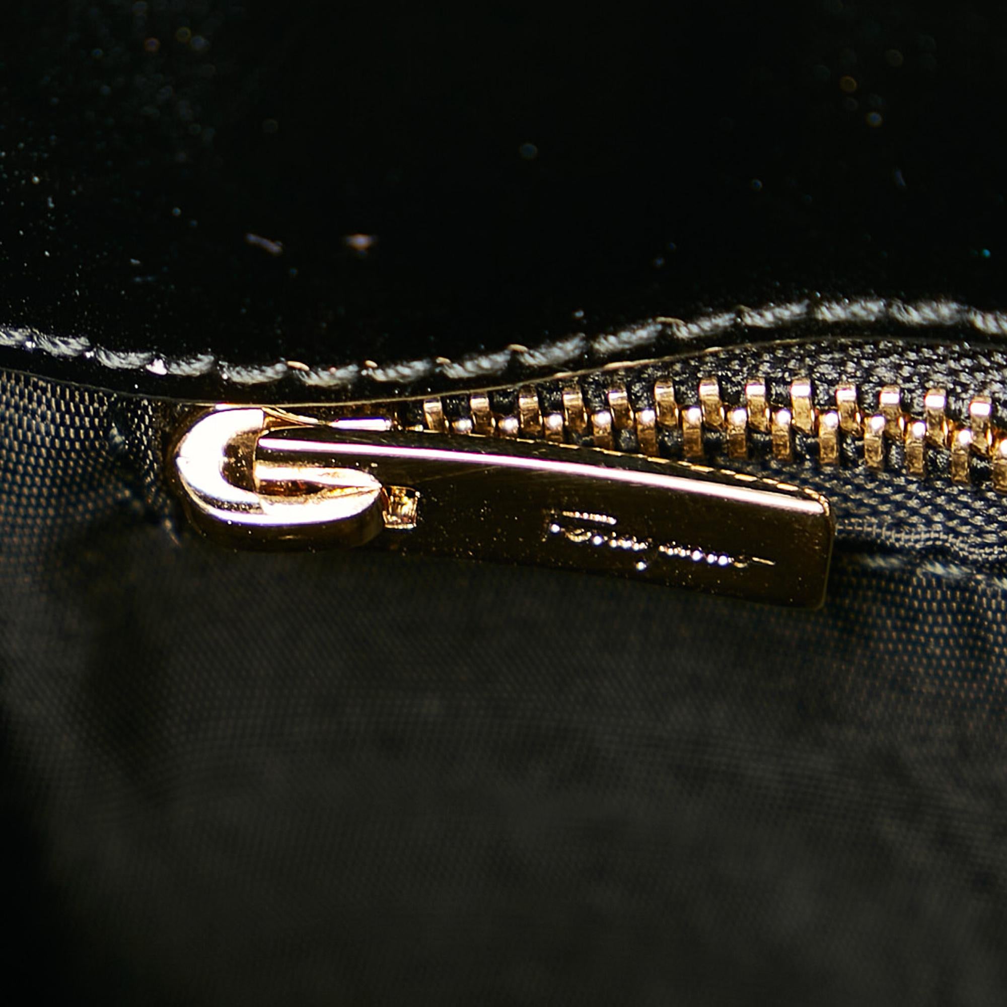 Salvatore Ferragamo Patent Leather Satchel (SHG-25261)