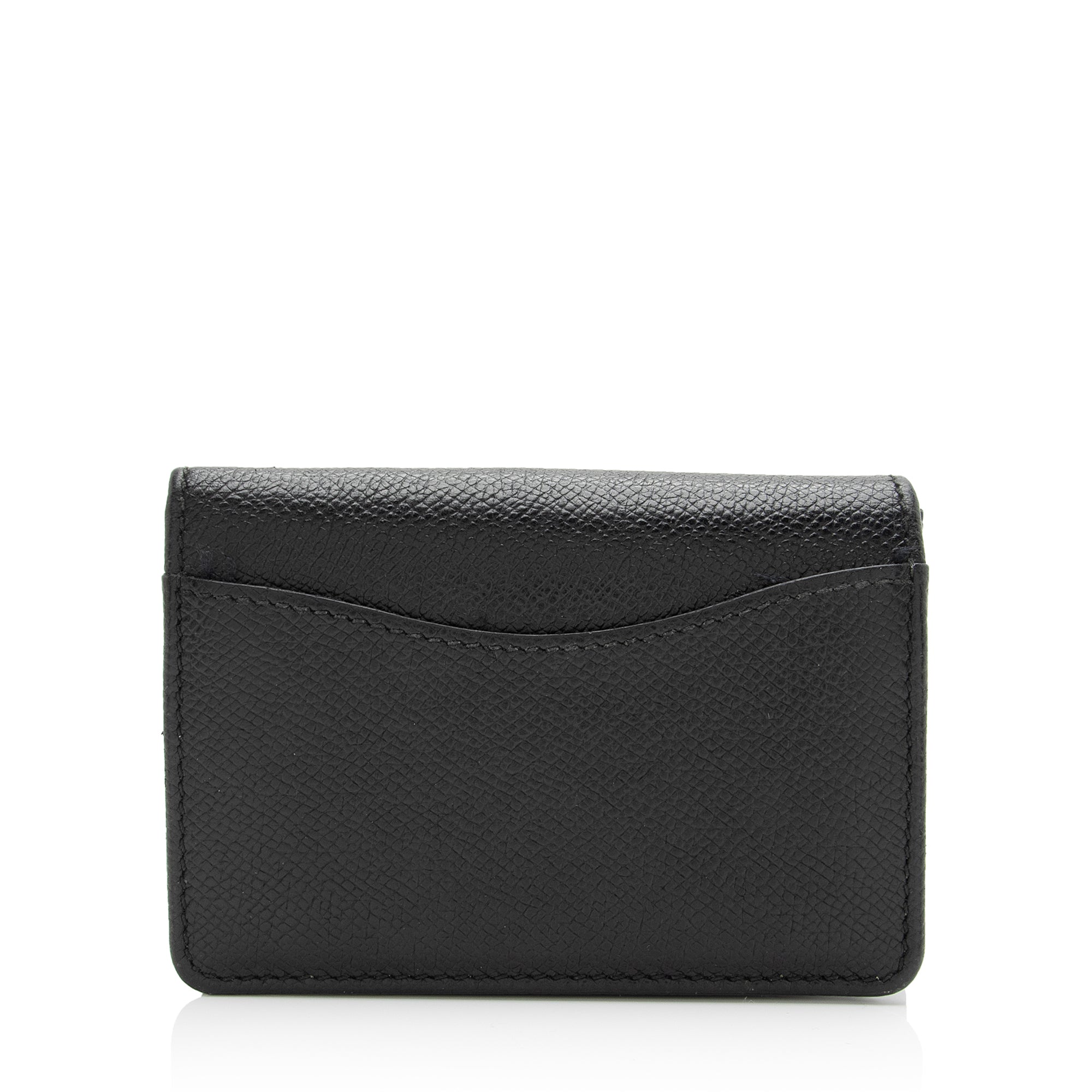 Salvatore Ferragamo Saffiano Gancini Card Case (SHF-23836)