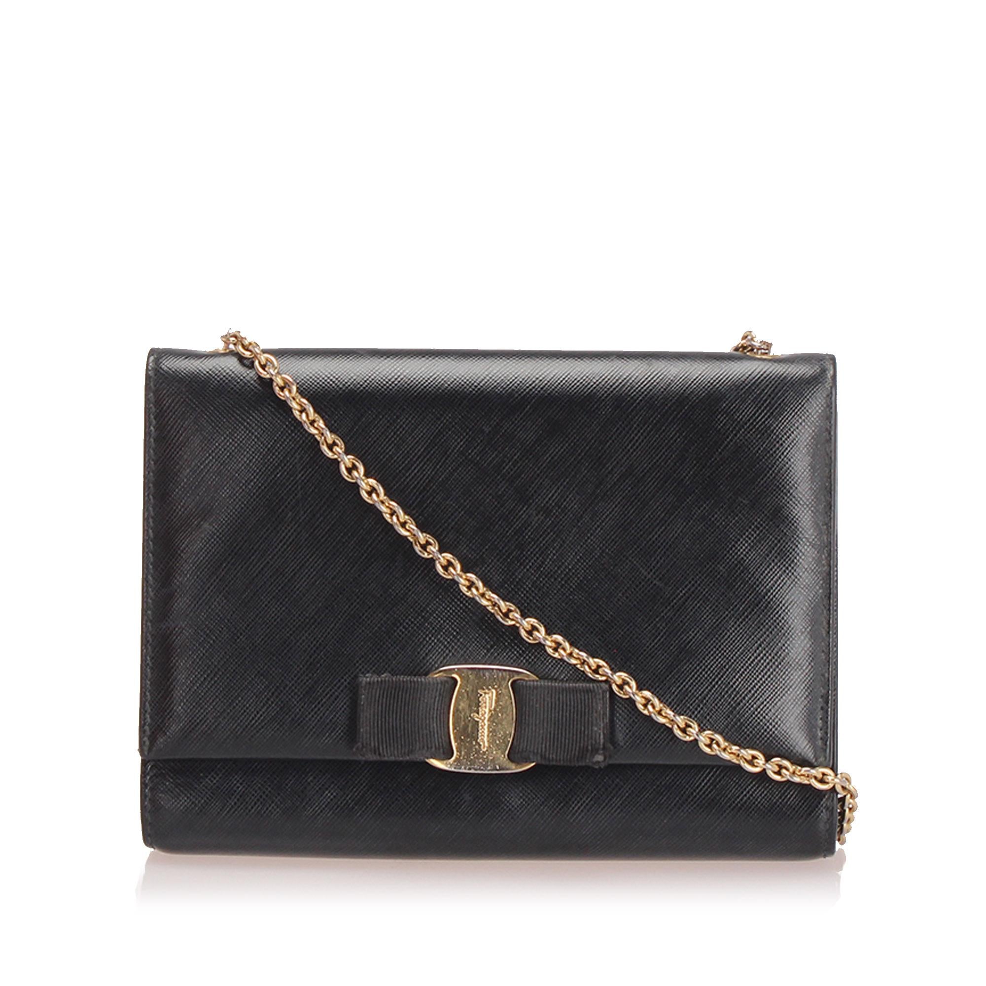 Salvatore Ferragamo Vara Ginny Crossbody Bag (SHG-27834)