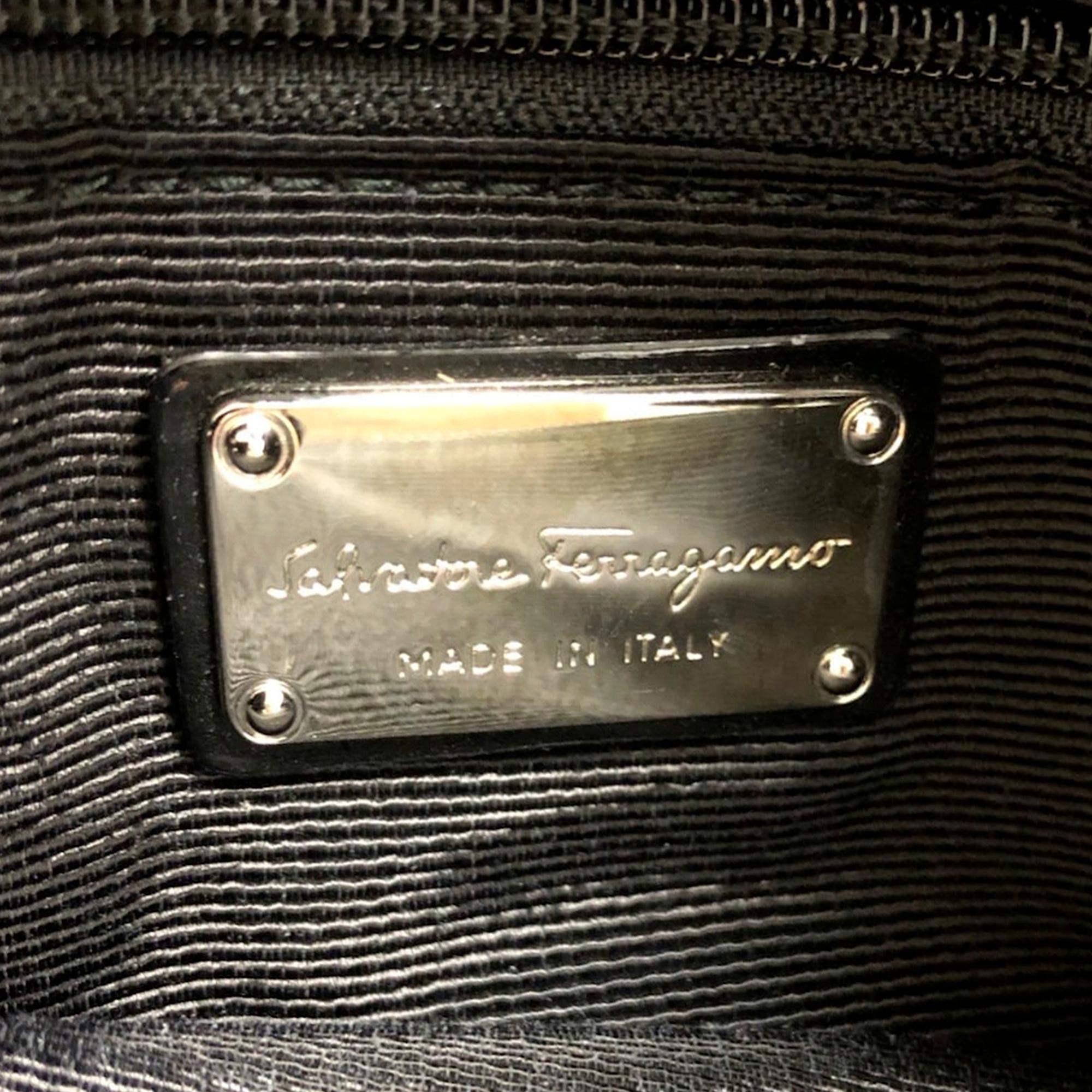 Salvatore Ferragamo Vara Sequined Selene Nylon Tote Bag (SHG-34637)