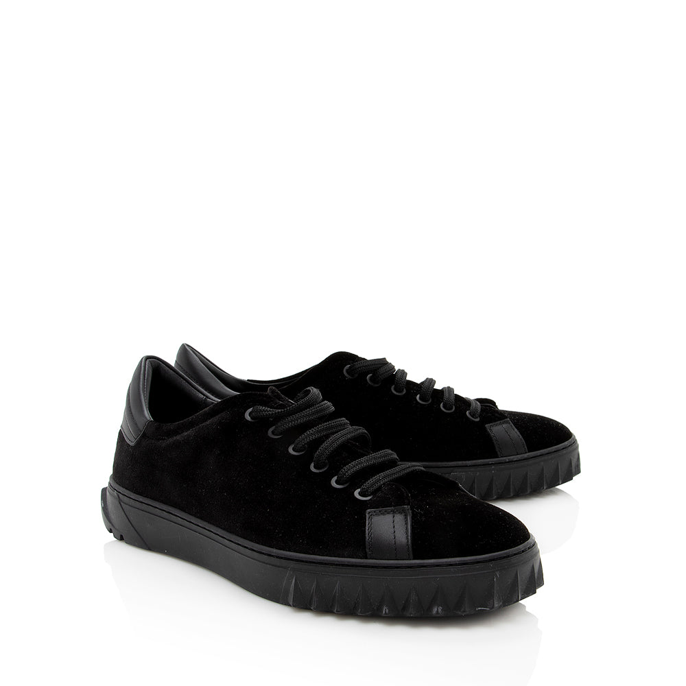 Salvatore Ferragamo Velvet Sneakers - Size 8 / 38 (SHF-18846)