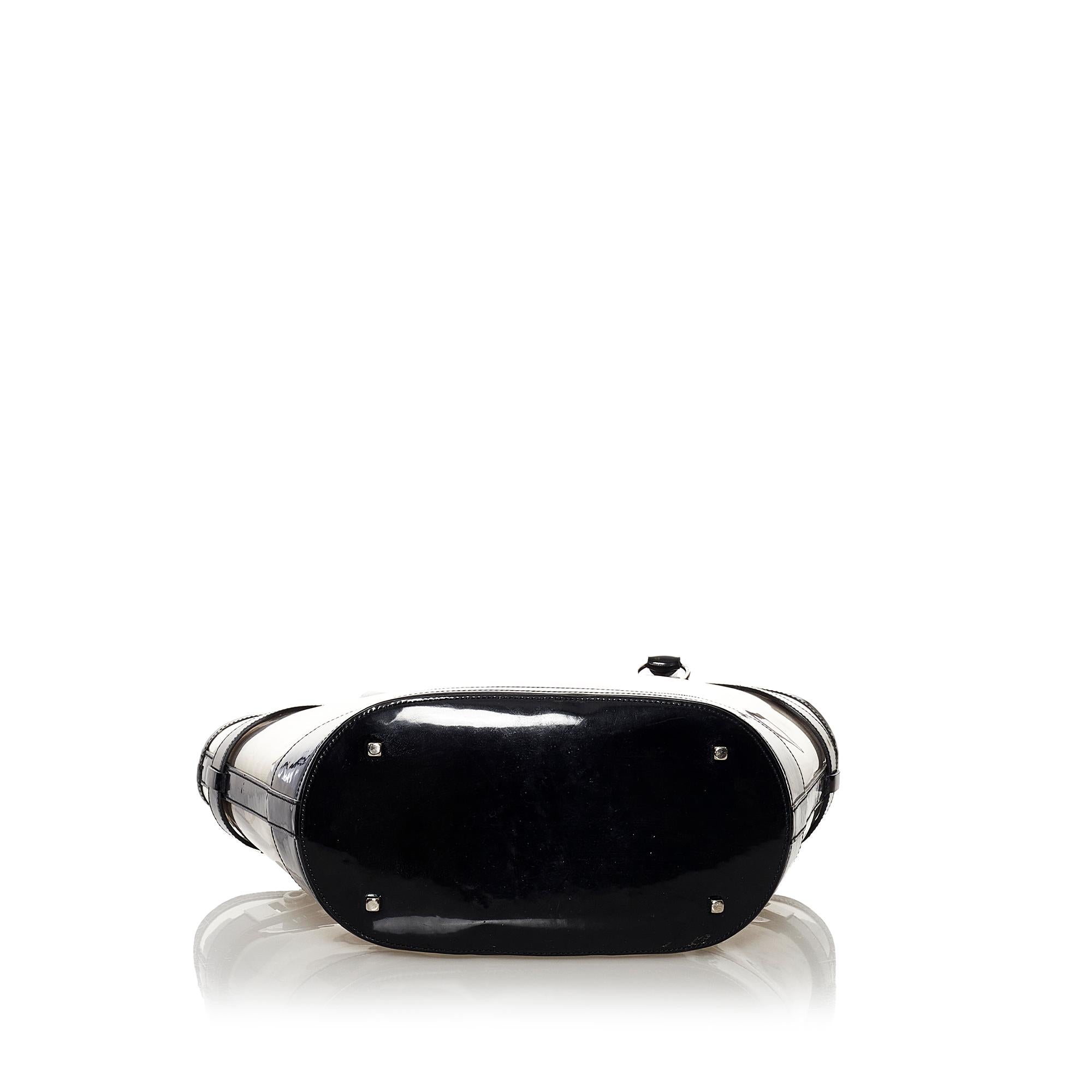 Salvatore Ferragamo Vinyl Handbag (SHG-33200)