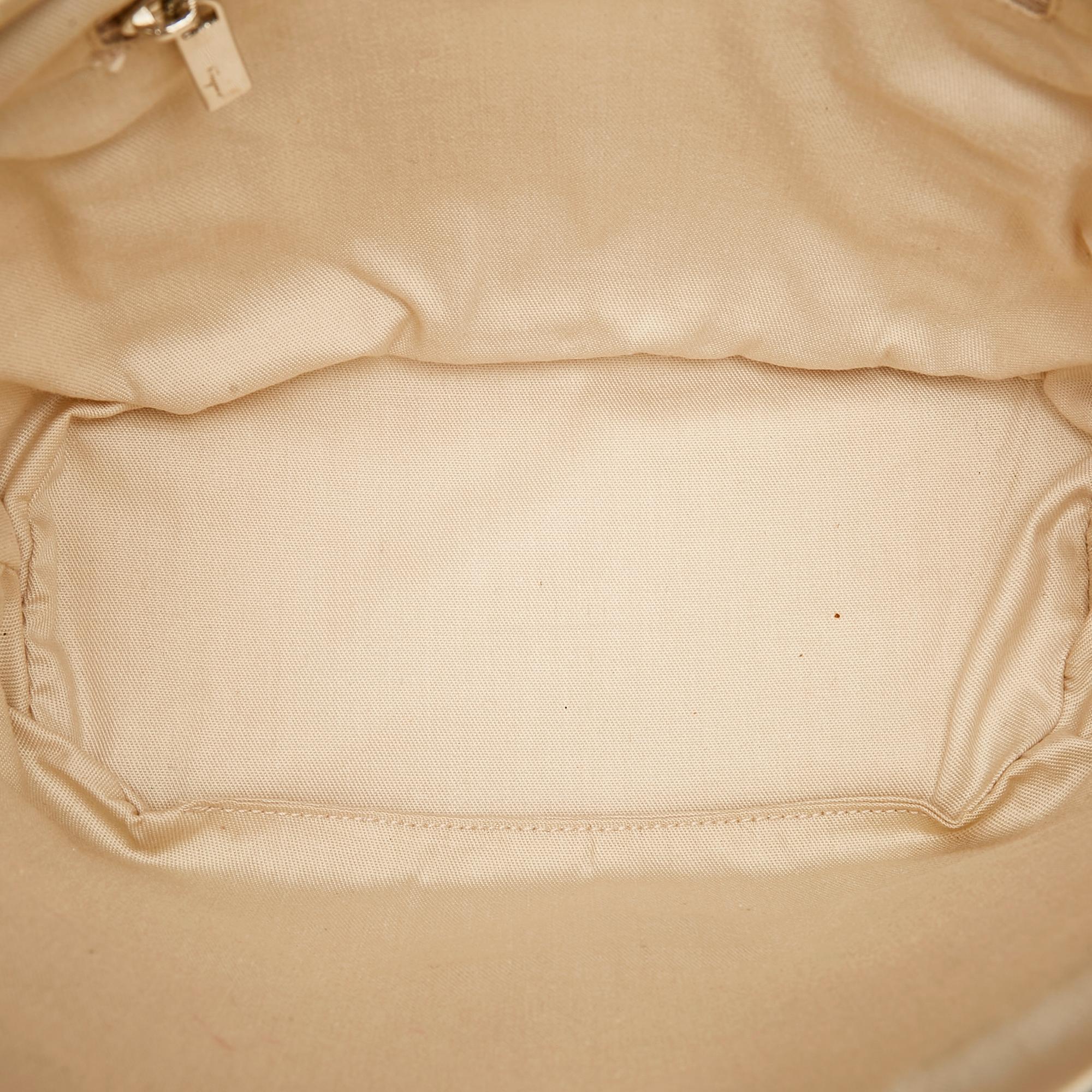 Salvatore Ferragamo Vinyl Handbag (SHG-33200)