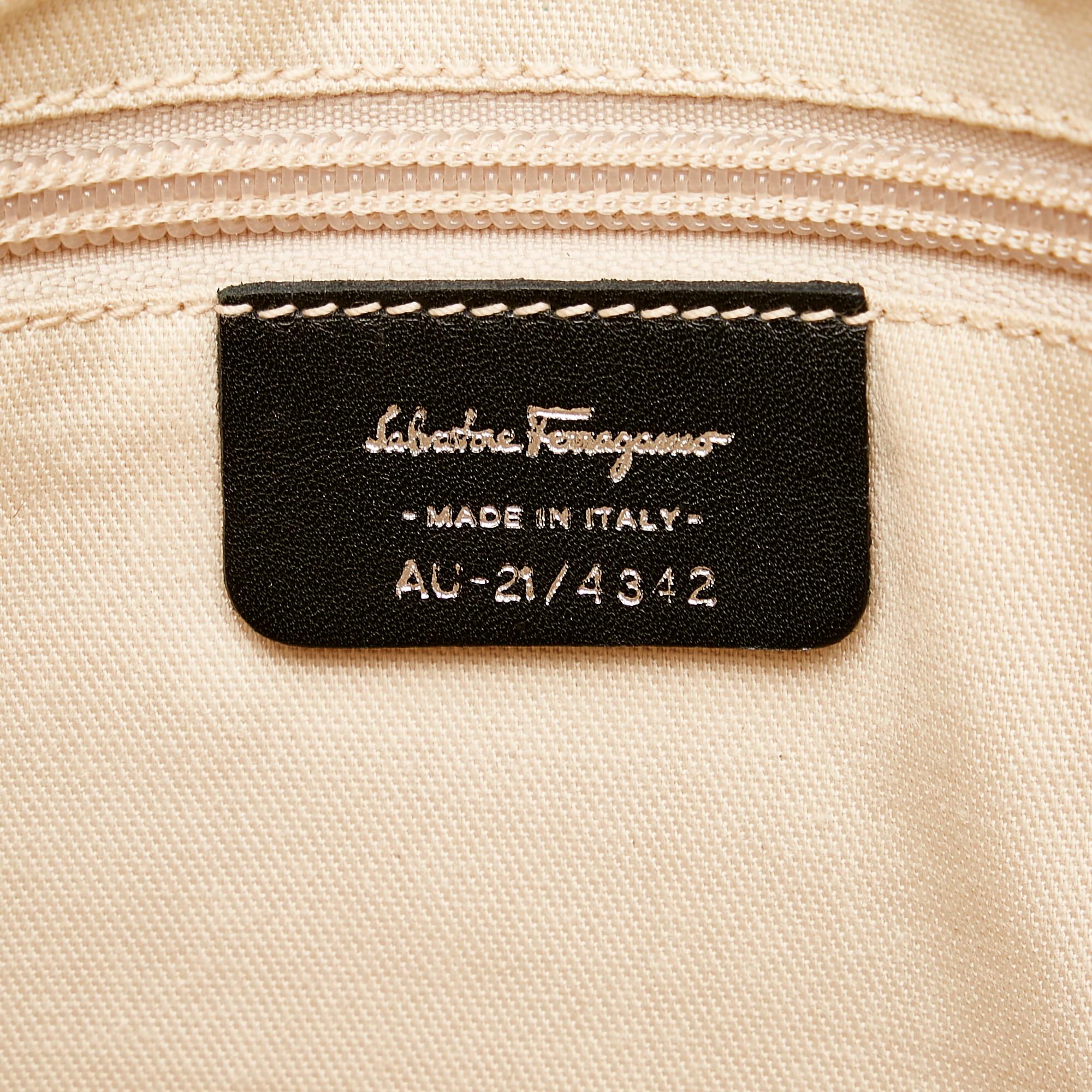 Salvatore Ferragamo Vinyl Handbag (SHG-33200)