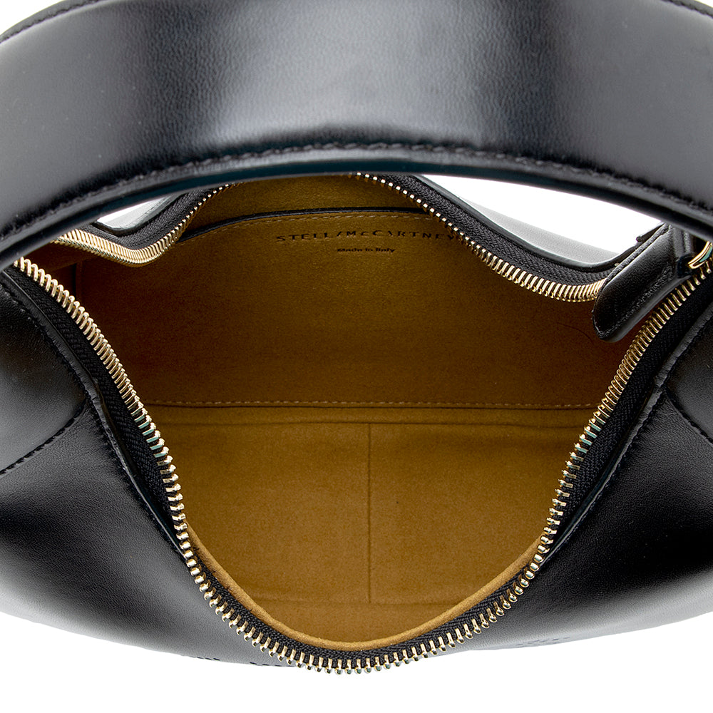Stella McCartney Eco Alter Nappa Perforated Logo Small Hobo (SHF-21896)