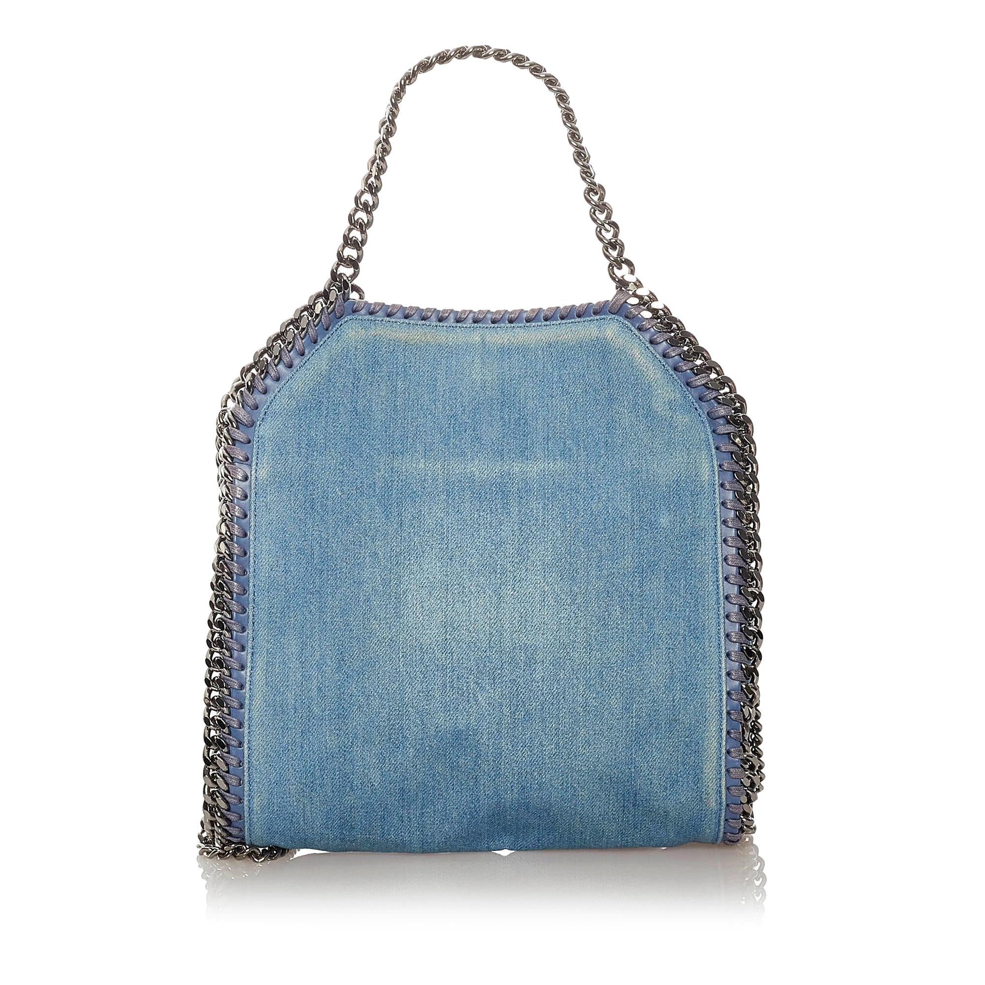 Stella McCartney Falabella Denim Satchel (SHG-27796)