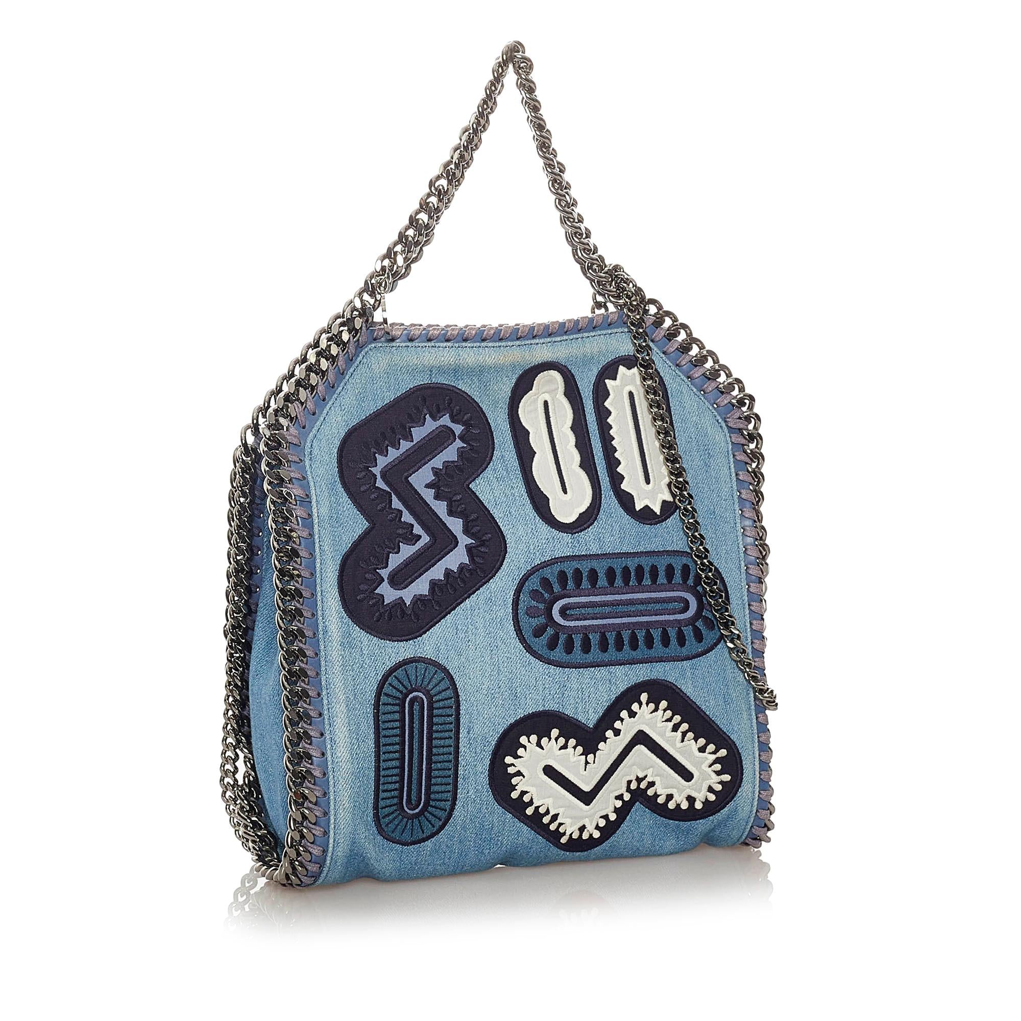 Stella McCartney Falabella Denim Satchel (SHG-27796)