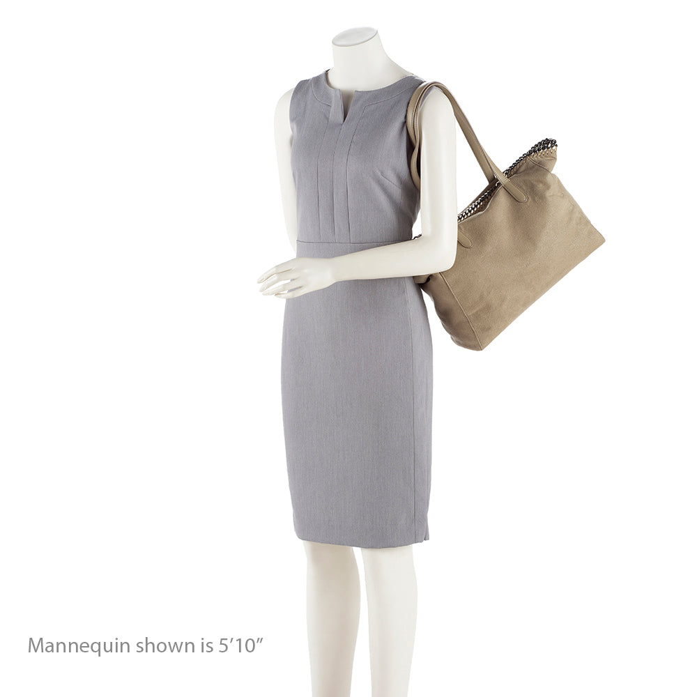 Stella McCartney Faux Leather Falabella E/W Shopping Tote (SHF-13522)