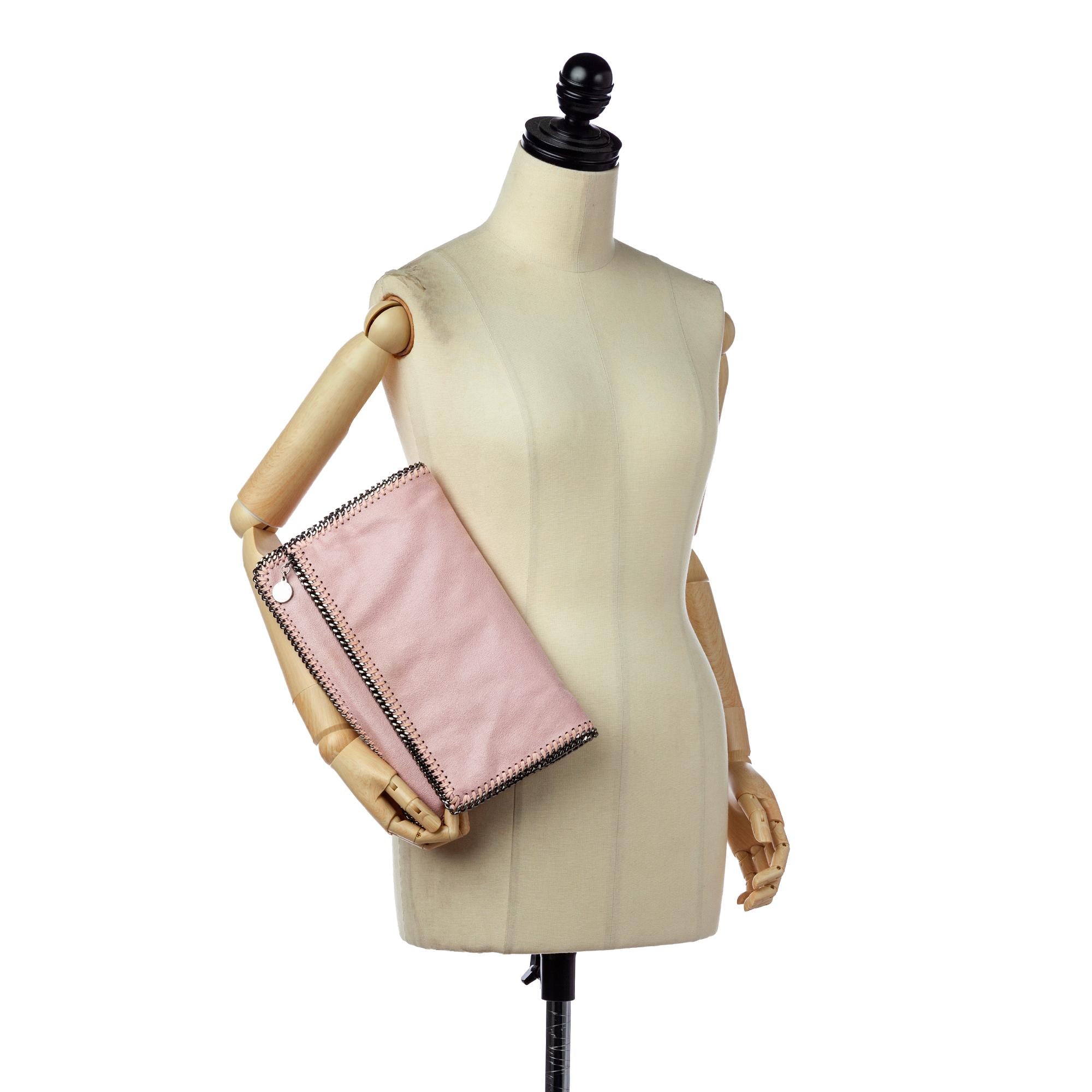 Stella McCartney Falabella Shaggy Deer Clutch Bag (SHG-24790)