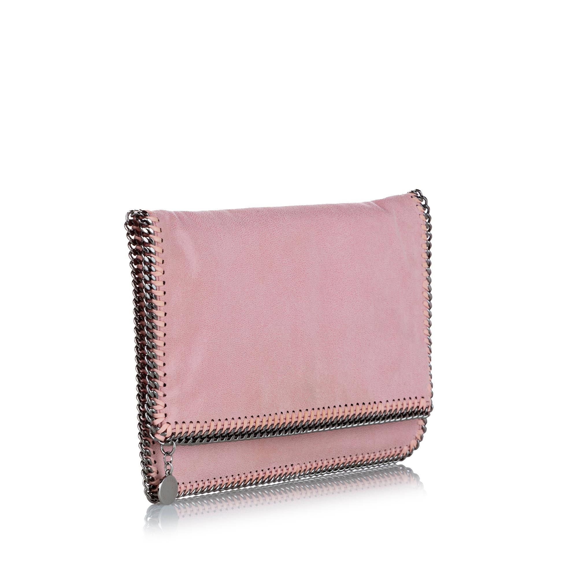 Stella McCartney Falabella Shaggy Deer Clutch Bag (SHG-24790)