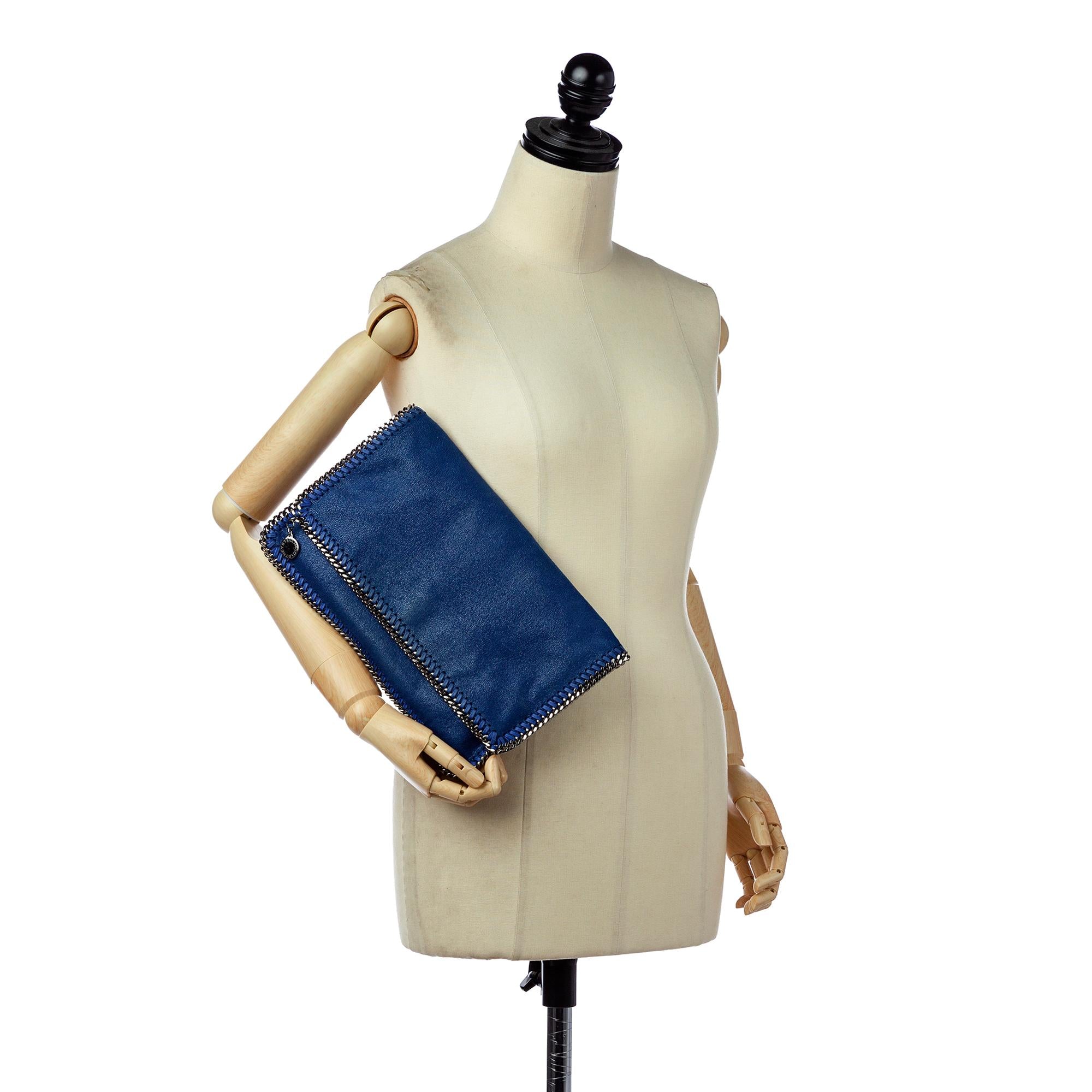 Stella McCartney Falabella Shaggy Deer Clutch Bag (SHG-24791)