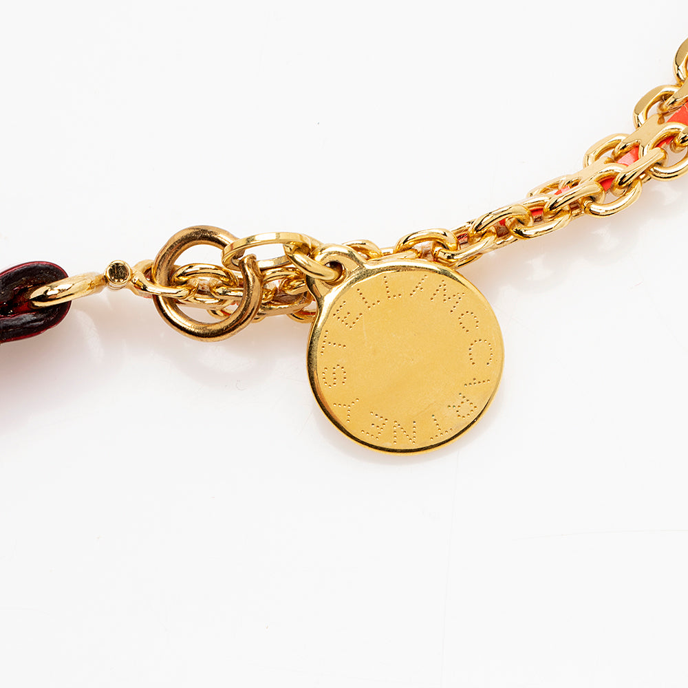 Stella McCartney Faux Crocodile Grace Shoulder Bag - FINAL SALE (SHF-16843)