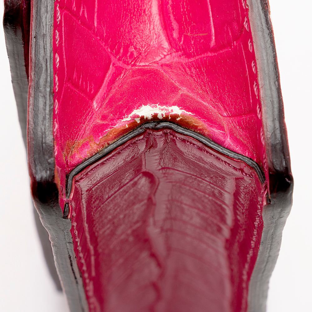 Stella McCartney Faux Crocodile Grace Shoulder Bag - FINAL SALE (SHF-16843)