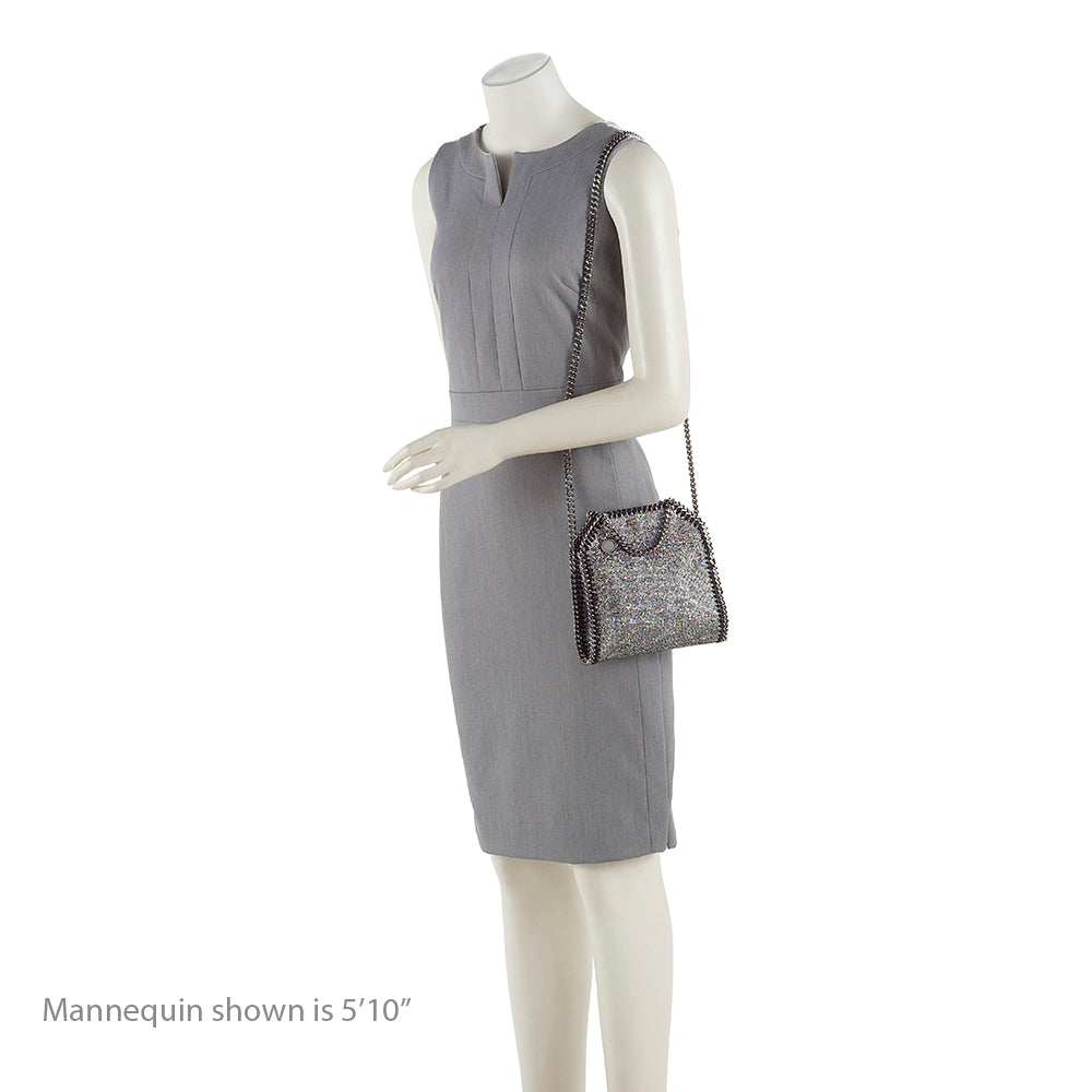 Stella McCartney Glitter Falabella Tiny Tote (SHF-18183)