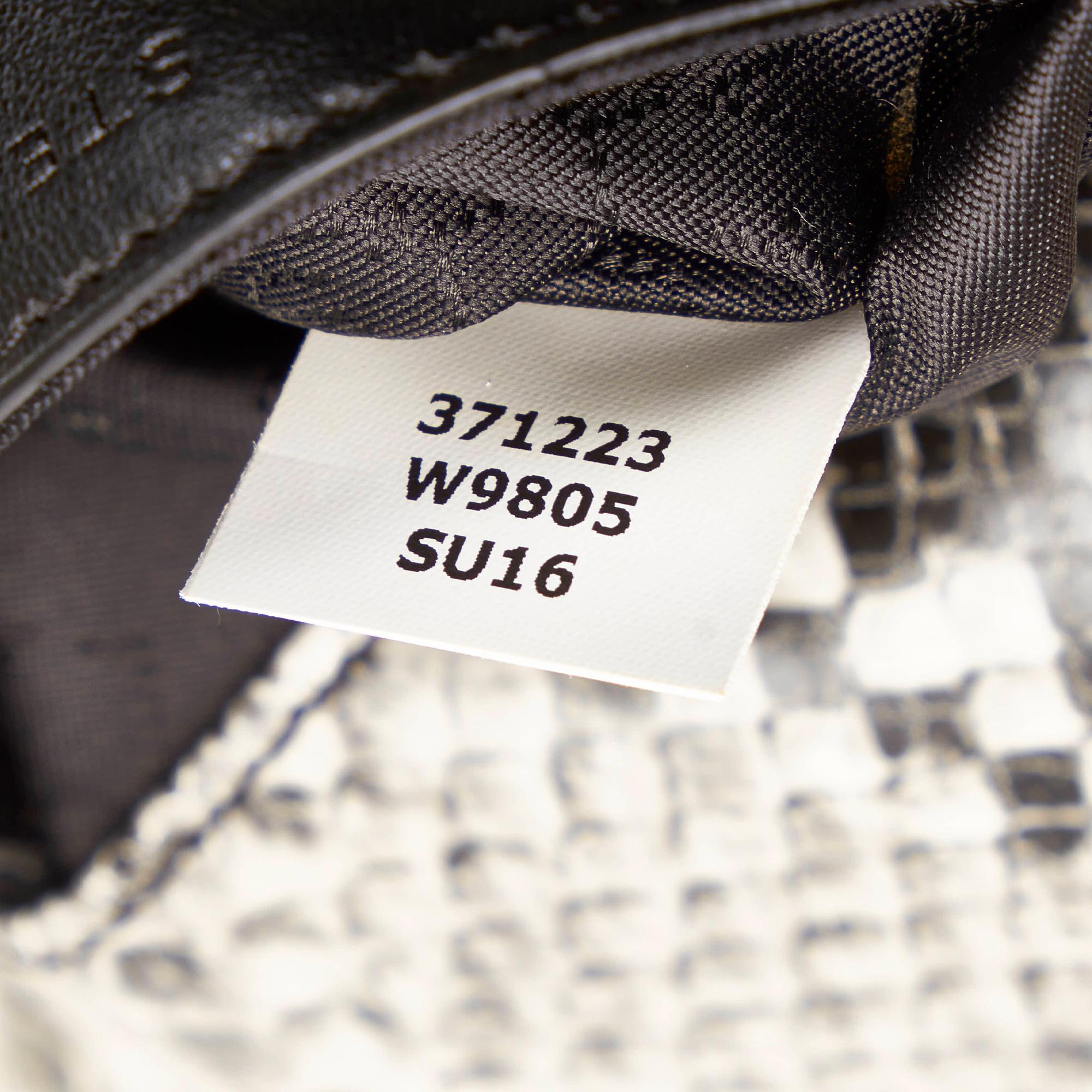 Stella McCartney Mini Falabella Faux Snake Skin Fold-Over Tote Bag (SHG-30650)