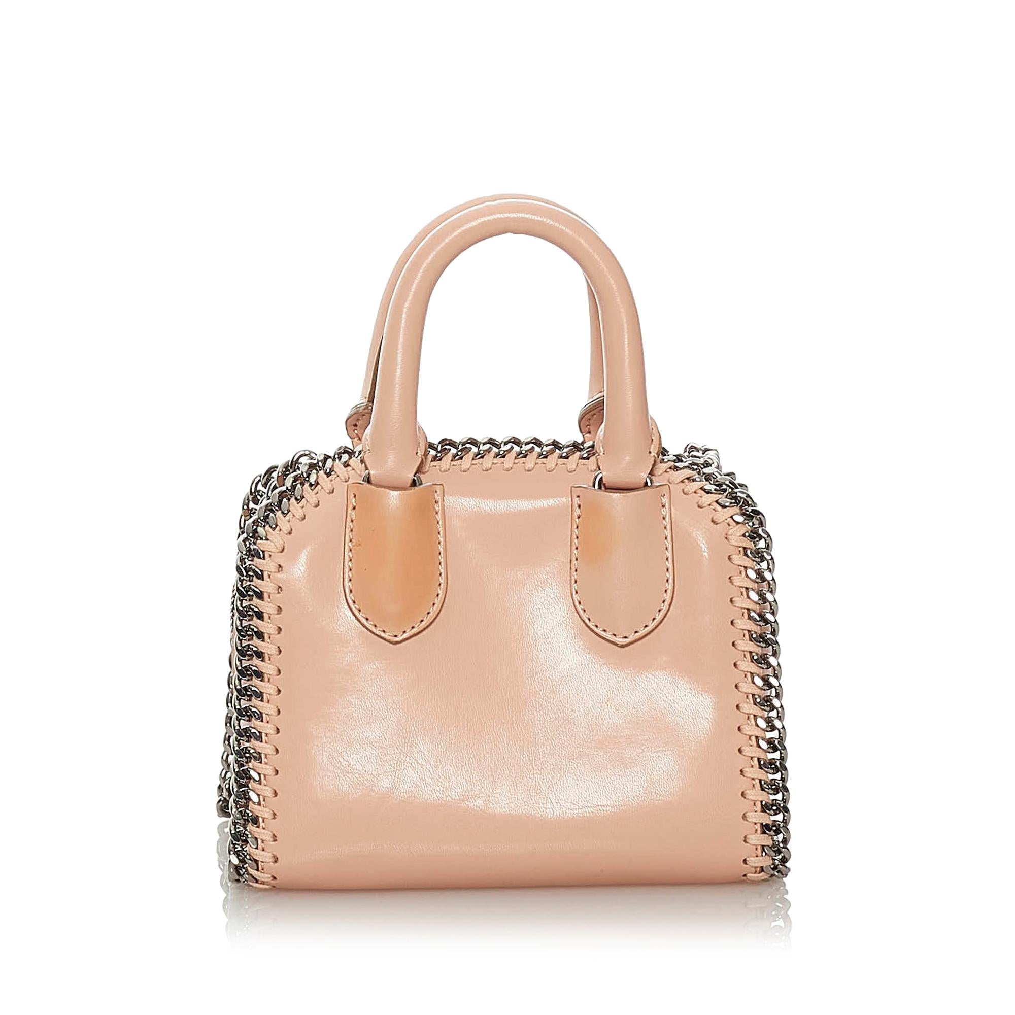 Stella McCartney Mini Falabella Leather Satchel (SHG-27797)