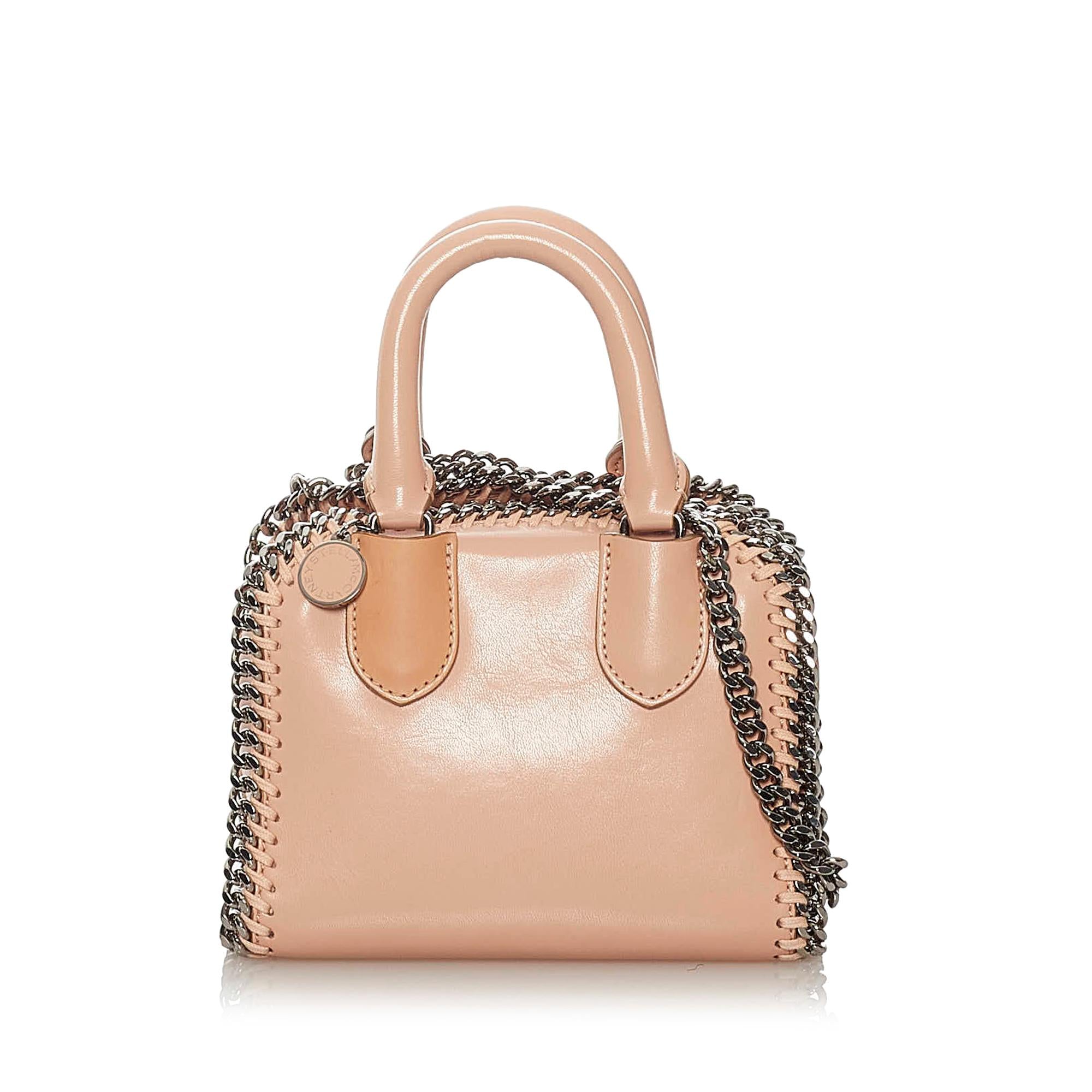 Stella McCartney Mini Falabella Leather Satchel (SHG-27797)
