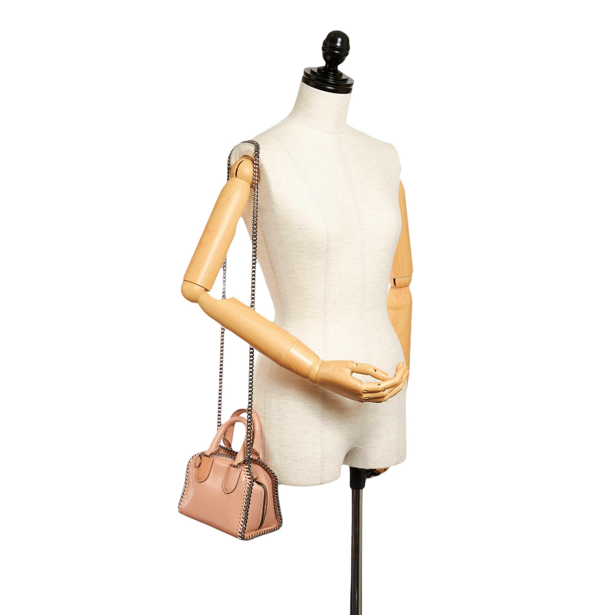 Stella McCartney Mini Falabella Leather Satchel (SHG-27797)