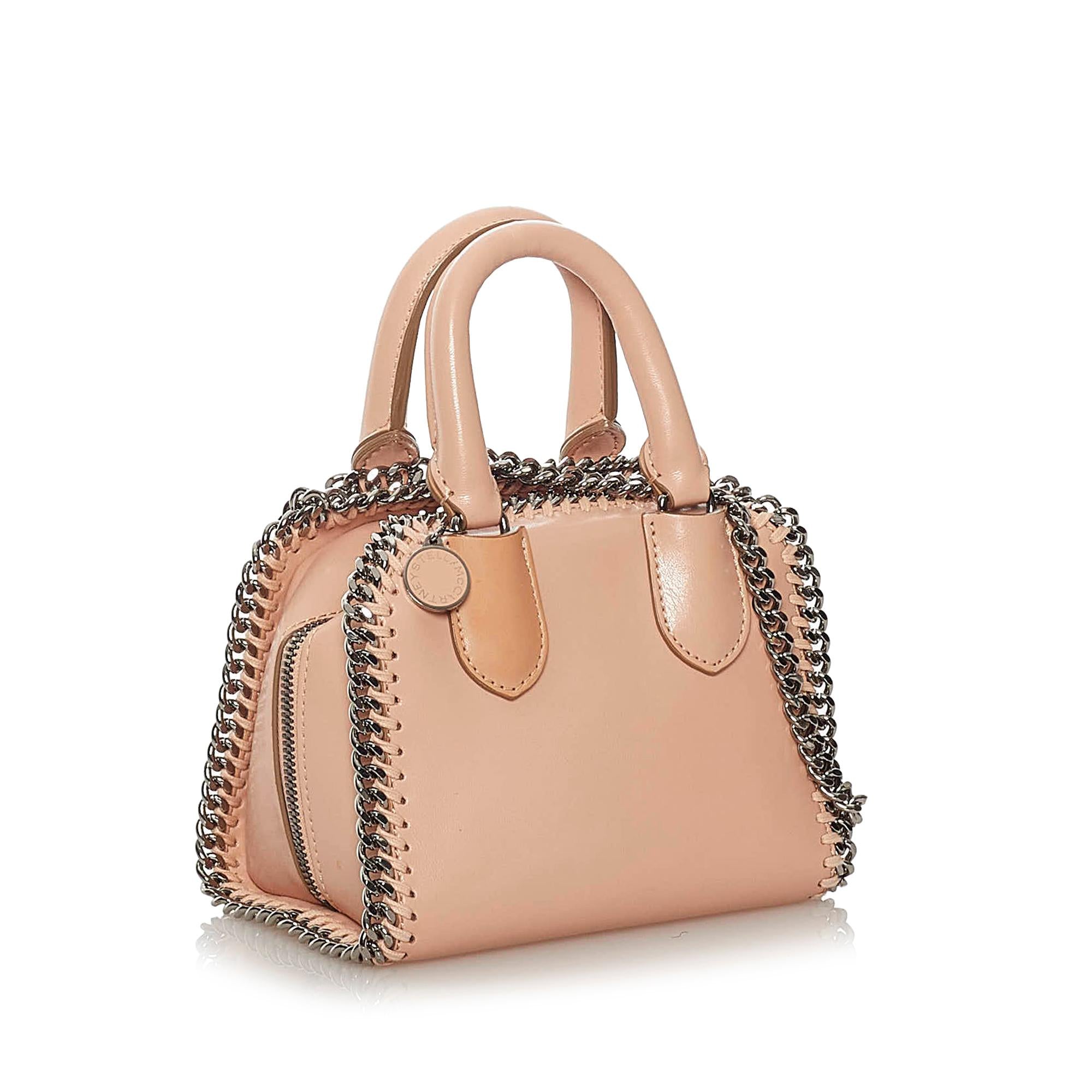 Stella McCartney Mini Falabella Leather Satchel (SHG-27797)