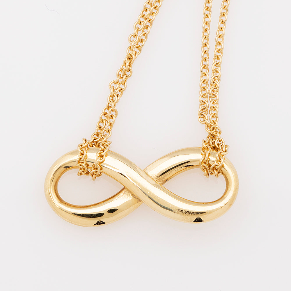 Tiffany & Co. 18kt Yellow Gold Infinity Necklace (SHF-21831)