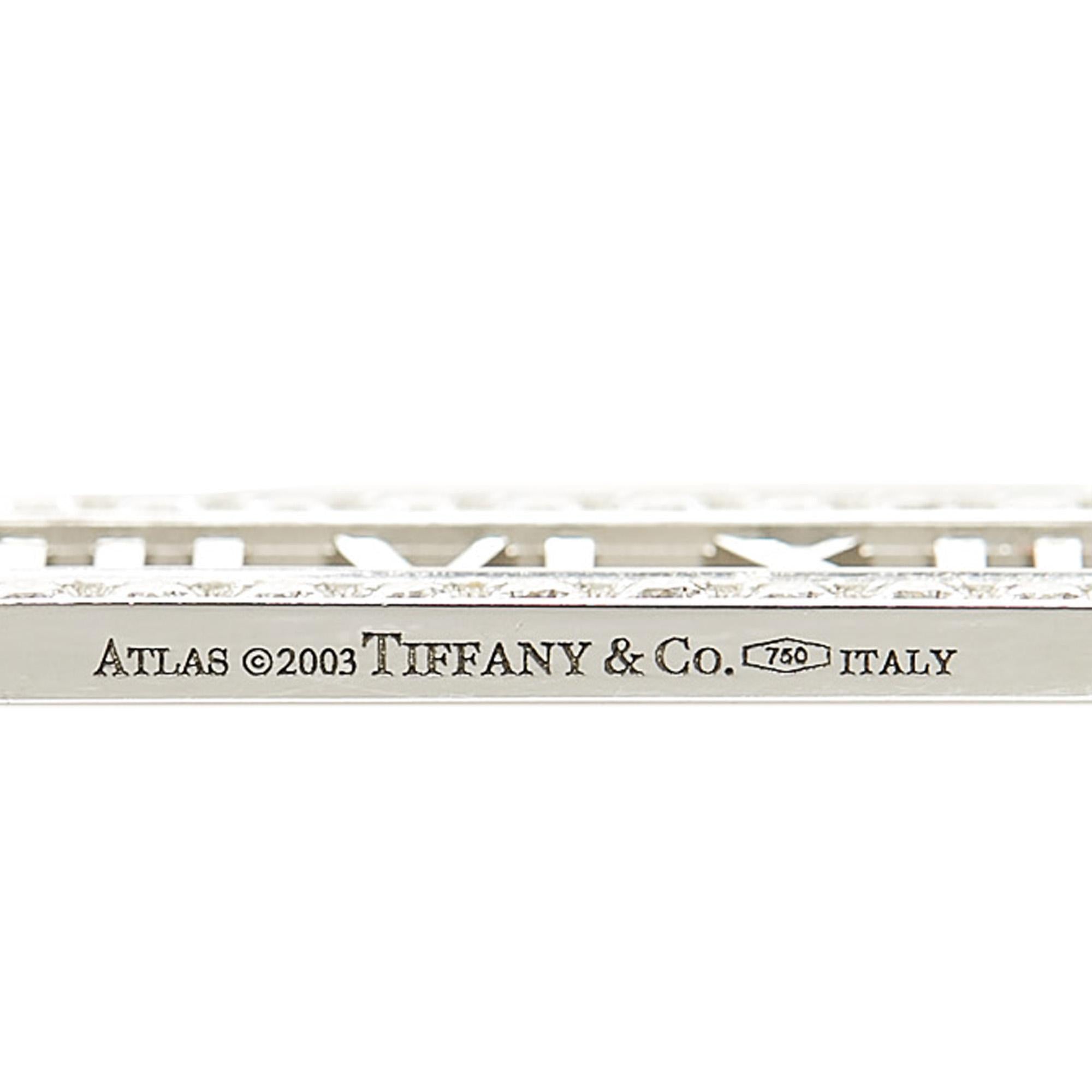 Tiffany & Co. Diamond Atlas Bar Pendant Necklace (SHG-ozLA9l)