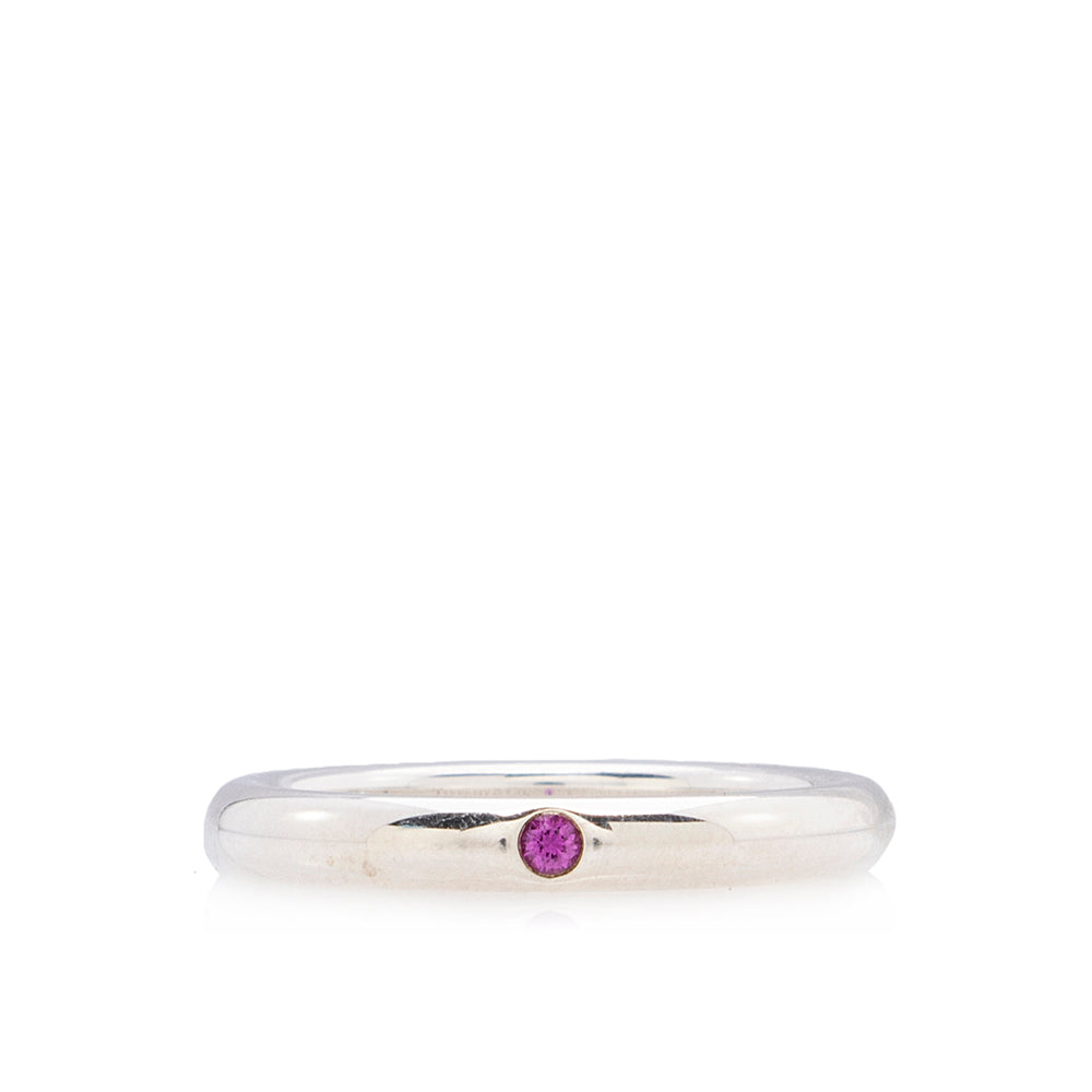 Tiffany & Co. Elsa Peretti Sterling Silver Stack Band Ring - Size 5 3/4 (SHF-20408)