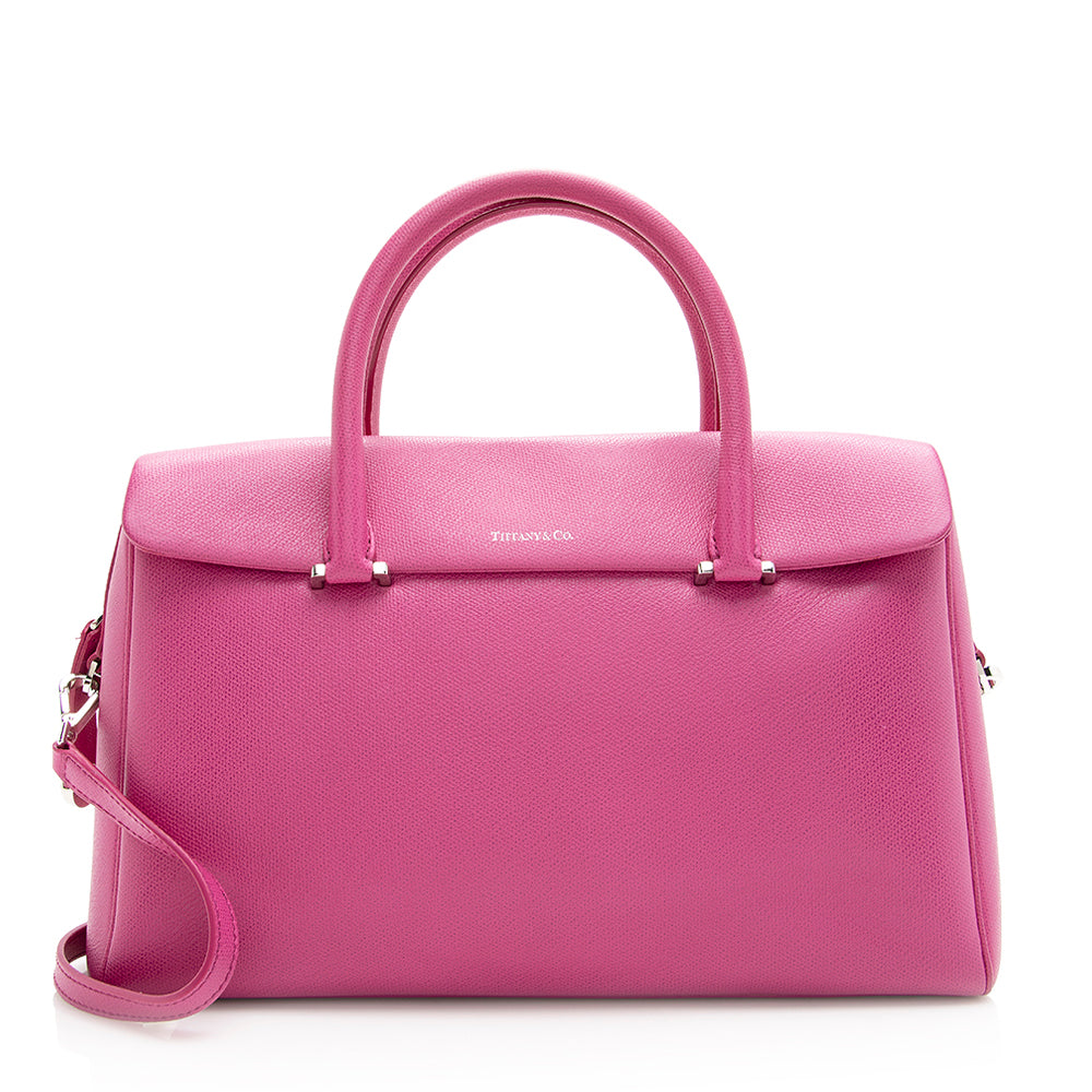 Tiffany & Co. Leather Peyton Satchel (SHF-20565)