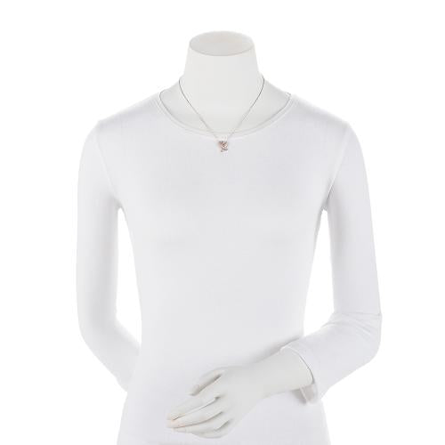 Tiffany & Co. Paloma Picasso Sterling Silver Loving Heart Necklace (SHF-23242)