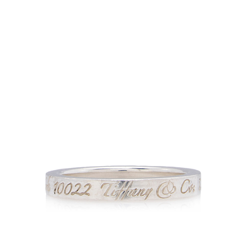 Tiffany & Co. Sterling Silver 1837 Narrow Ring - Size 5 1/2 (SHF-20409)