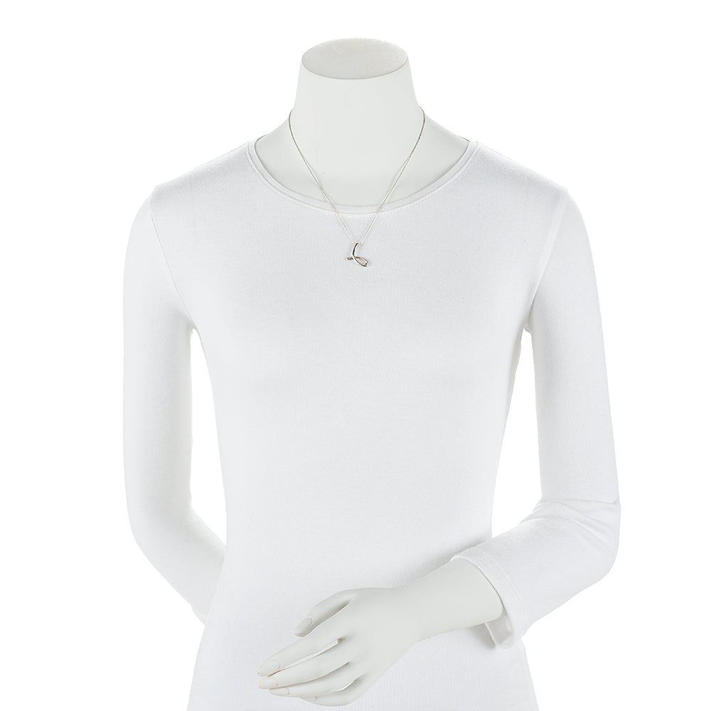 Tiffany & Co. Sterling Silver Alphabet Letter J Pendant (SHF-20254)