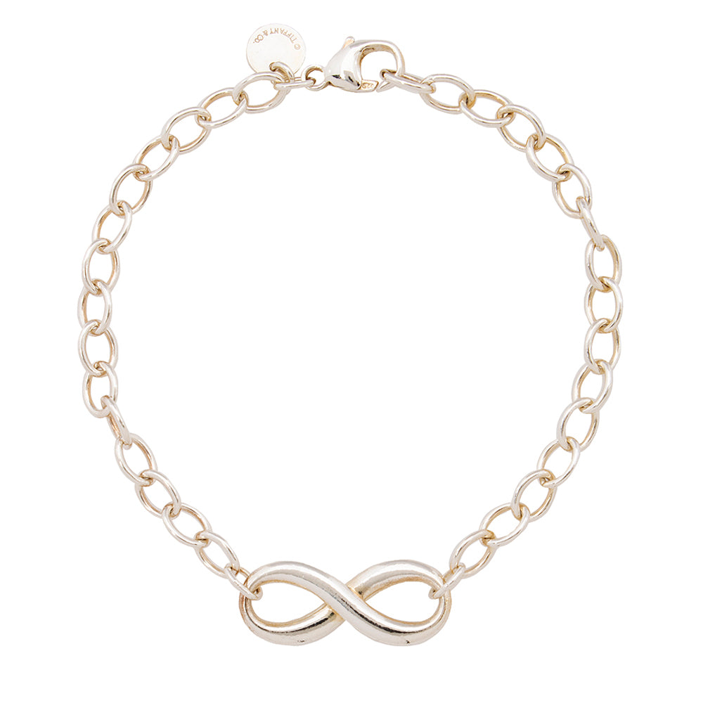 Tiffany & Co. Sterling Silver Infinity Bracelet (SHF-21807)