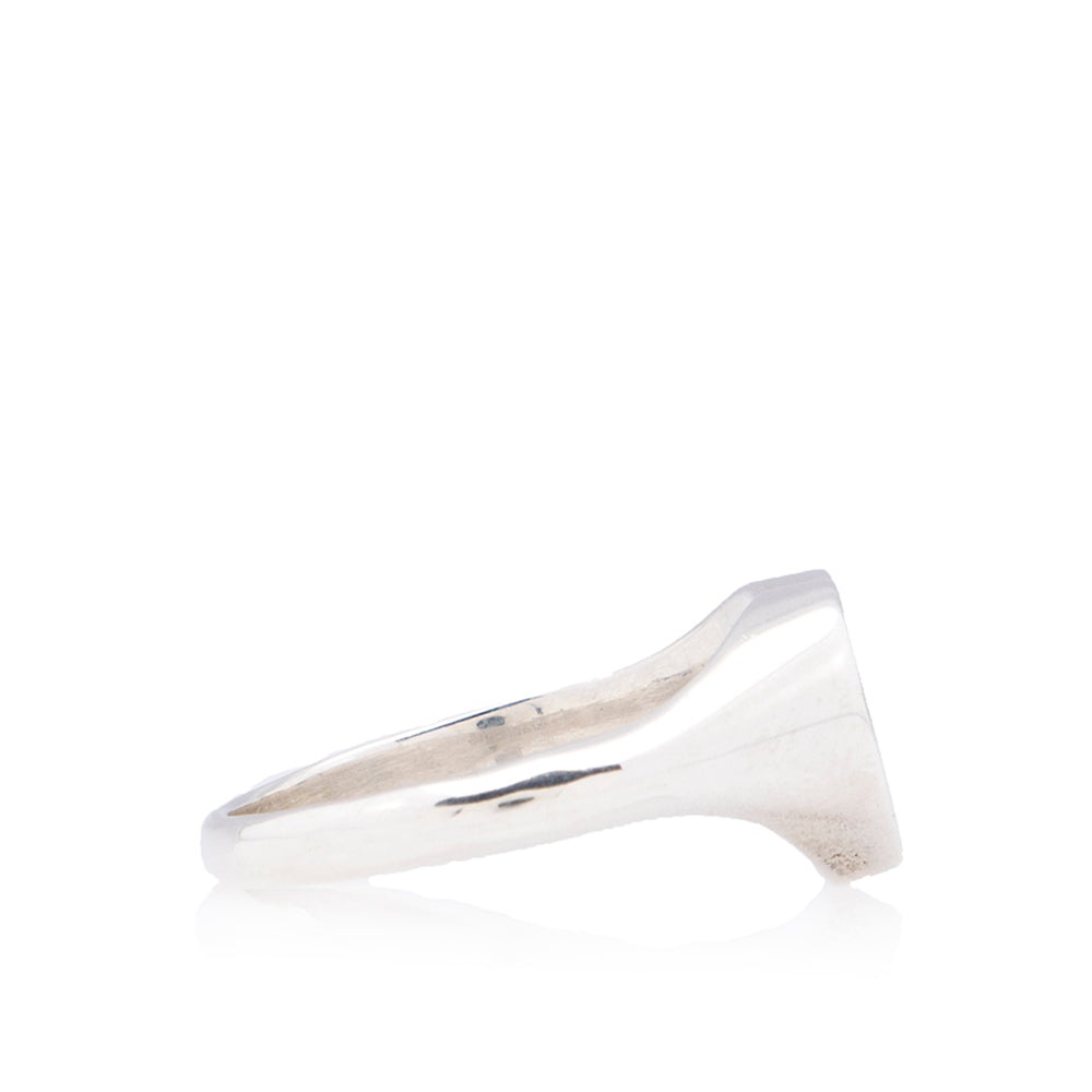 Tiffany & Co. Sterling Silver Return to Tiffany Heart Singet Ring - Size 9 (SHF-19158)