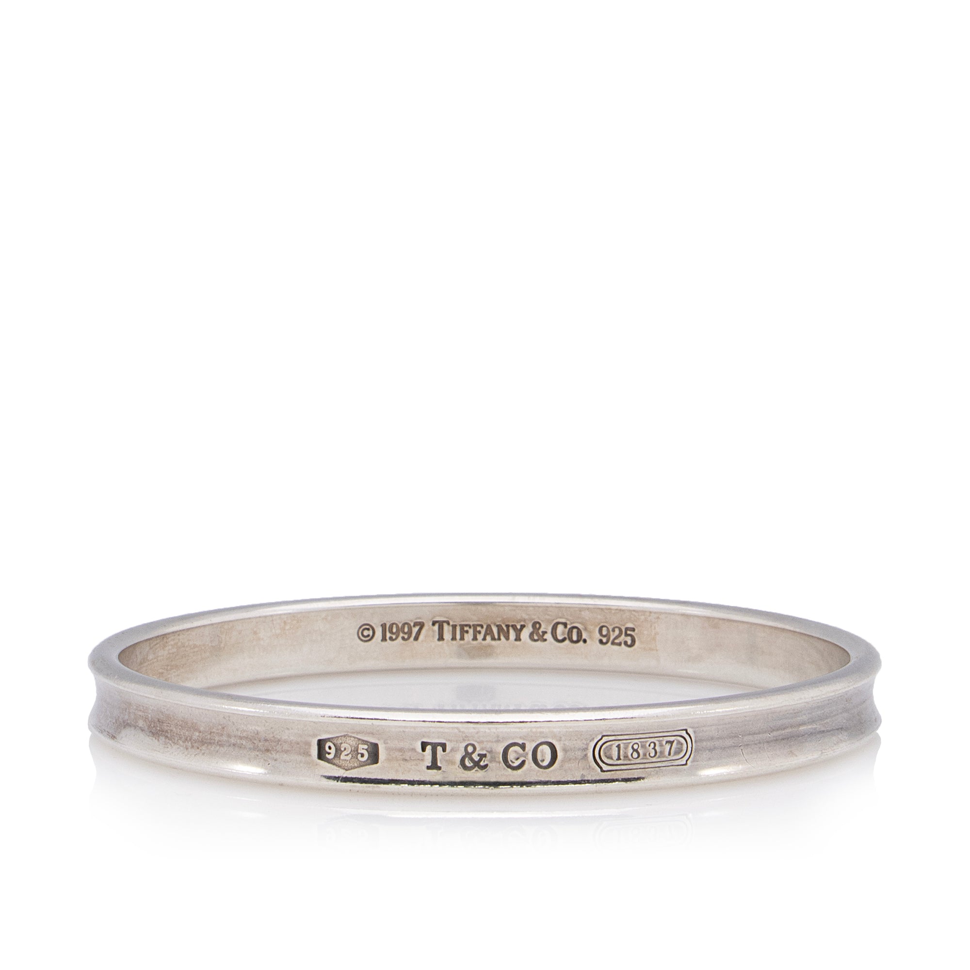Tiffany & Co. Vintage Sterling Silver 1837 Bangle Bracelet (SHF-23243)