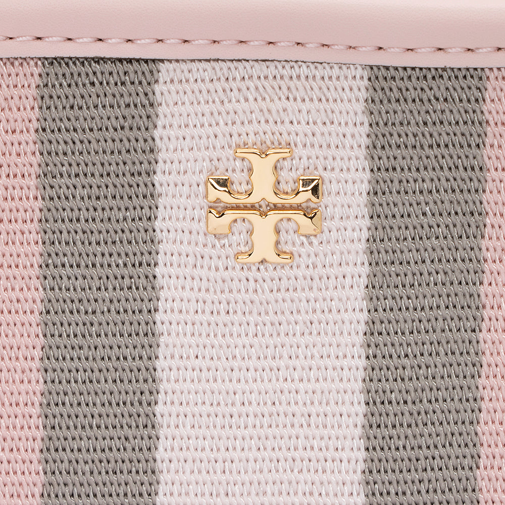 Tory Burch Canvas Gemini Link Chain Print Tote (SHF-18574)