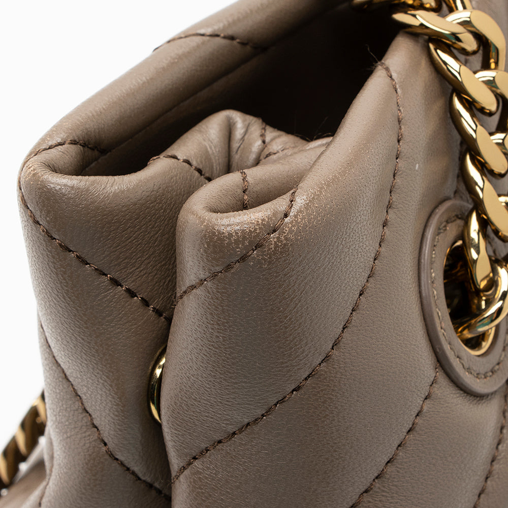 Tory Burch Chevron Leather Kira Tote (SHF-20477)