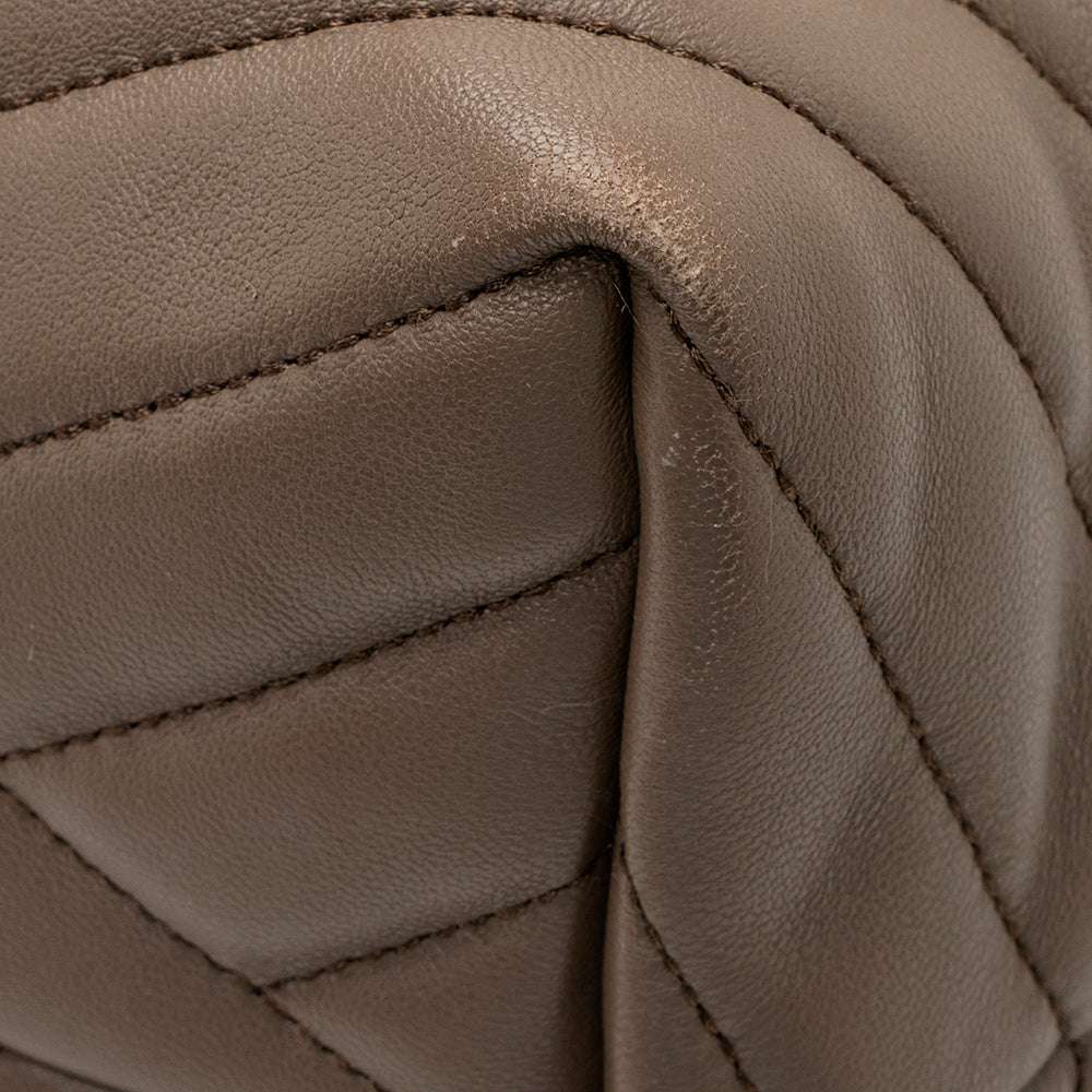 Tory Burch Chevron Leather Kira Tote (SHF-20477)
