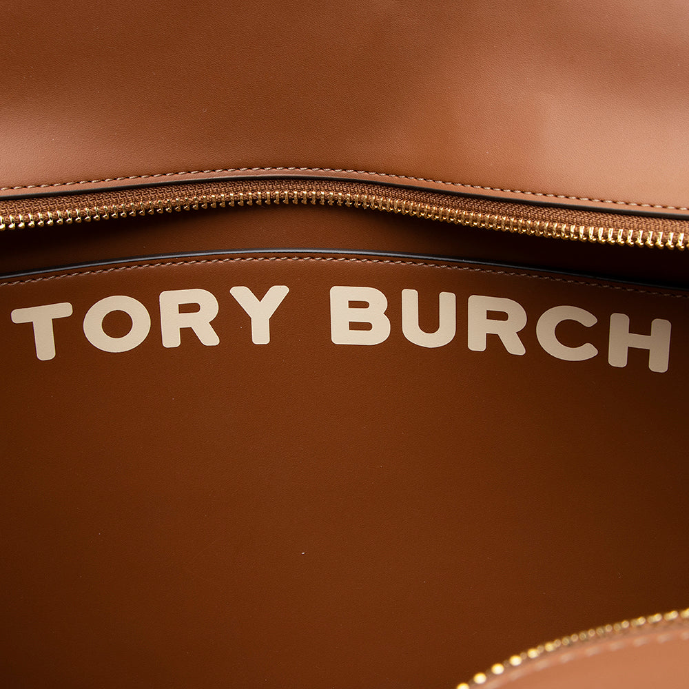 Tory Burch Coated Canvas Gemini Link Tote (SHF-18330)